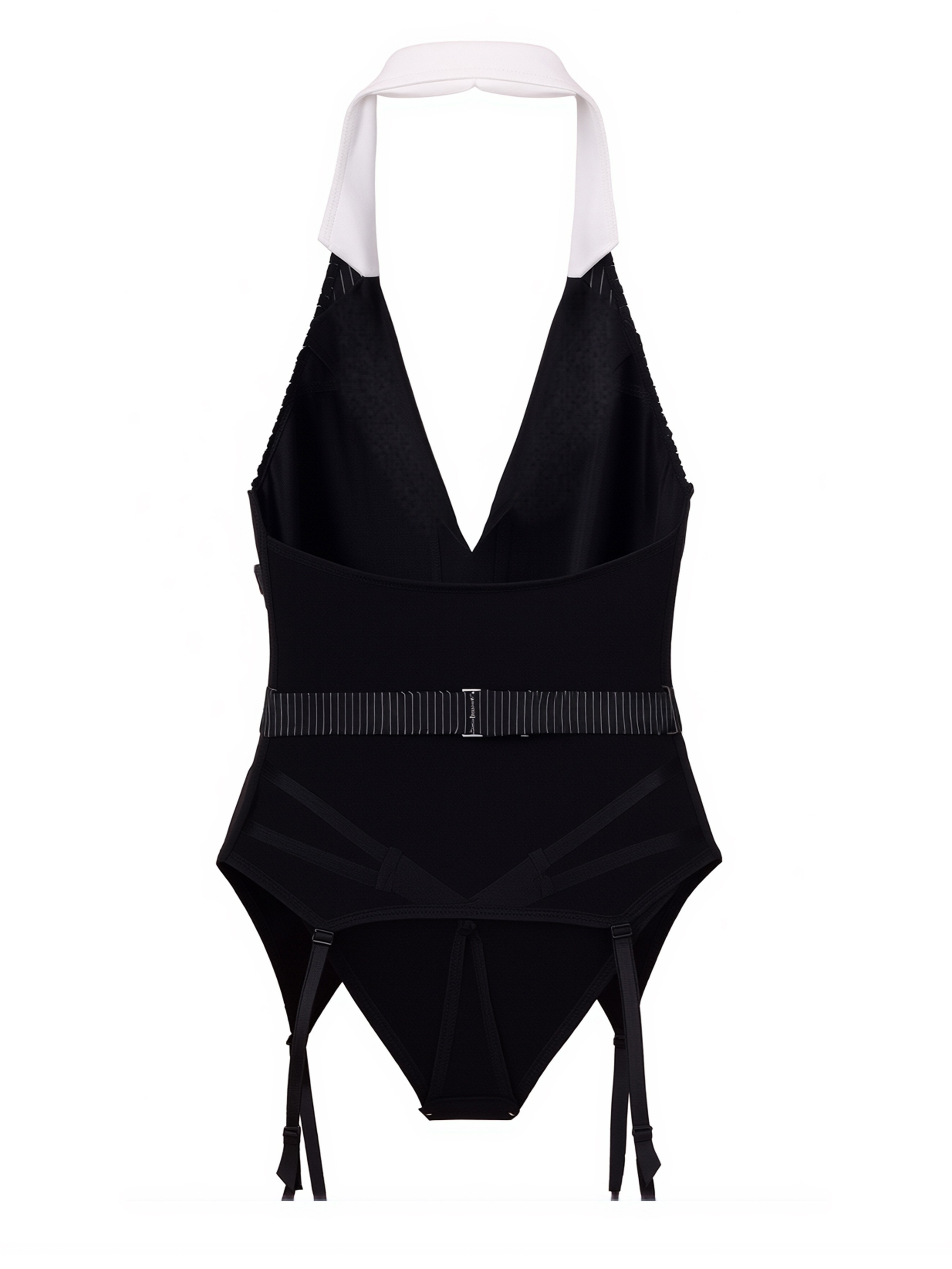 Lovehoney Fantasy Boardroom Babe Secretary Bustier Costume, Black, hi-res