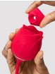 Lovehoney Rose Glow 2-in-1 Clitoral Suction Stimulator with Egg Vibrator, Red, hi-res
