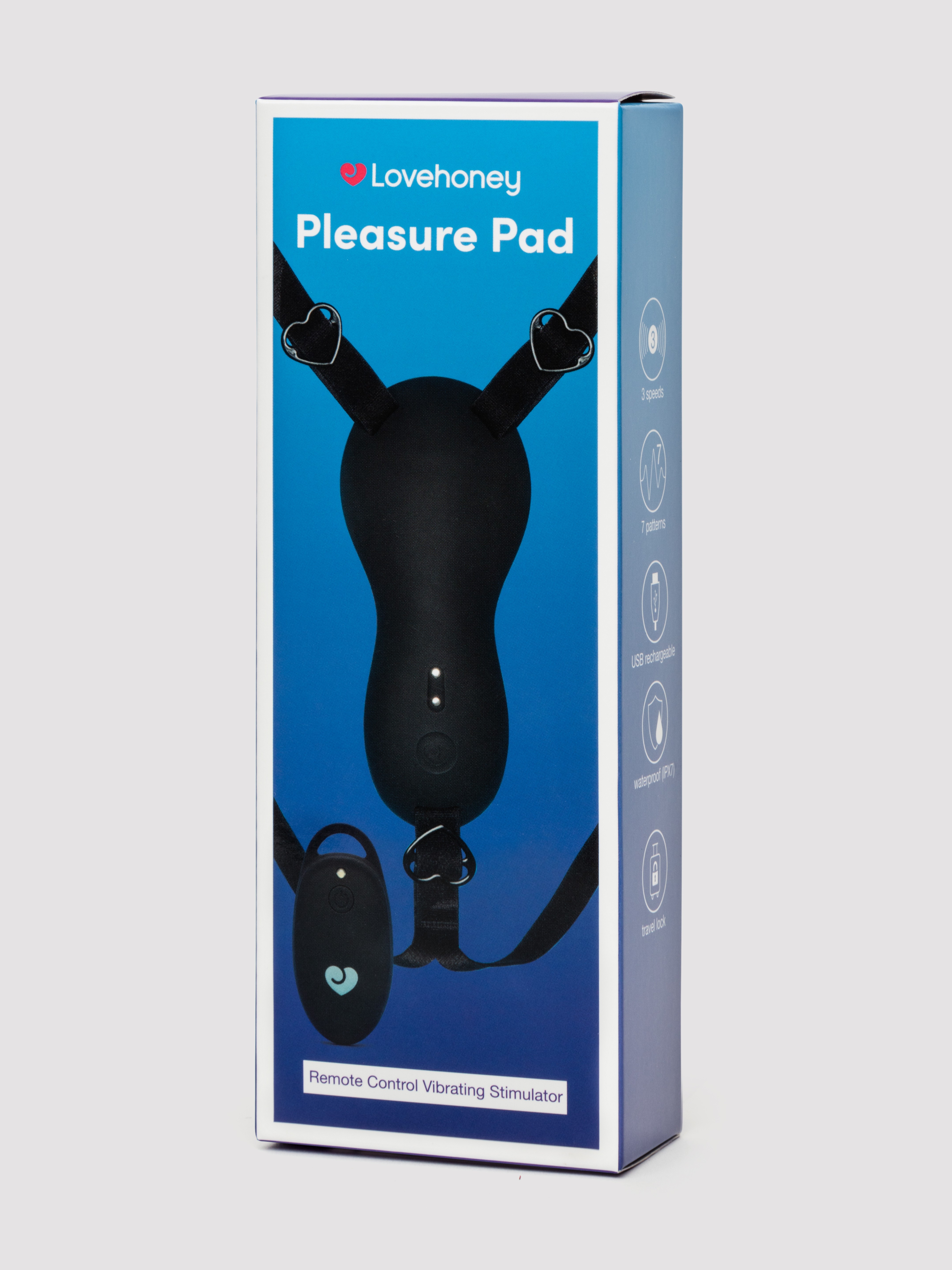 Lovehoney Remote Control Pleasure Pad, Black, hi-res