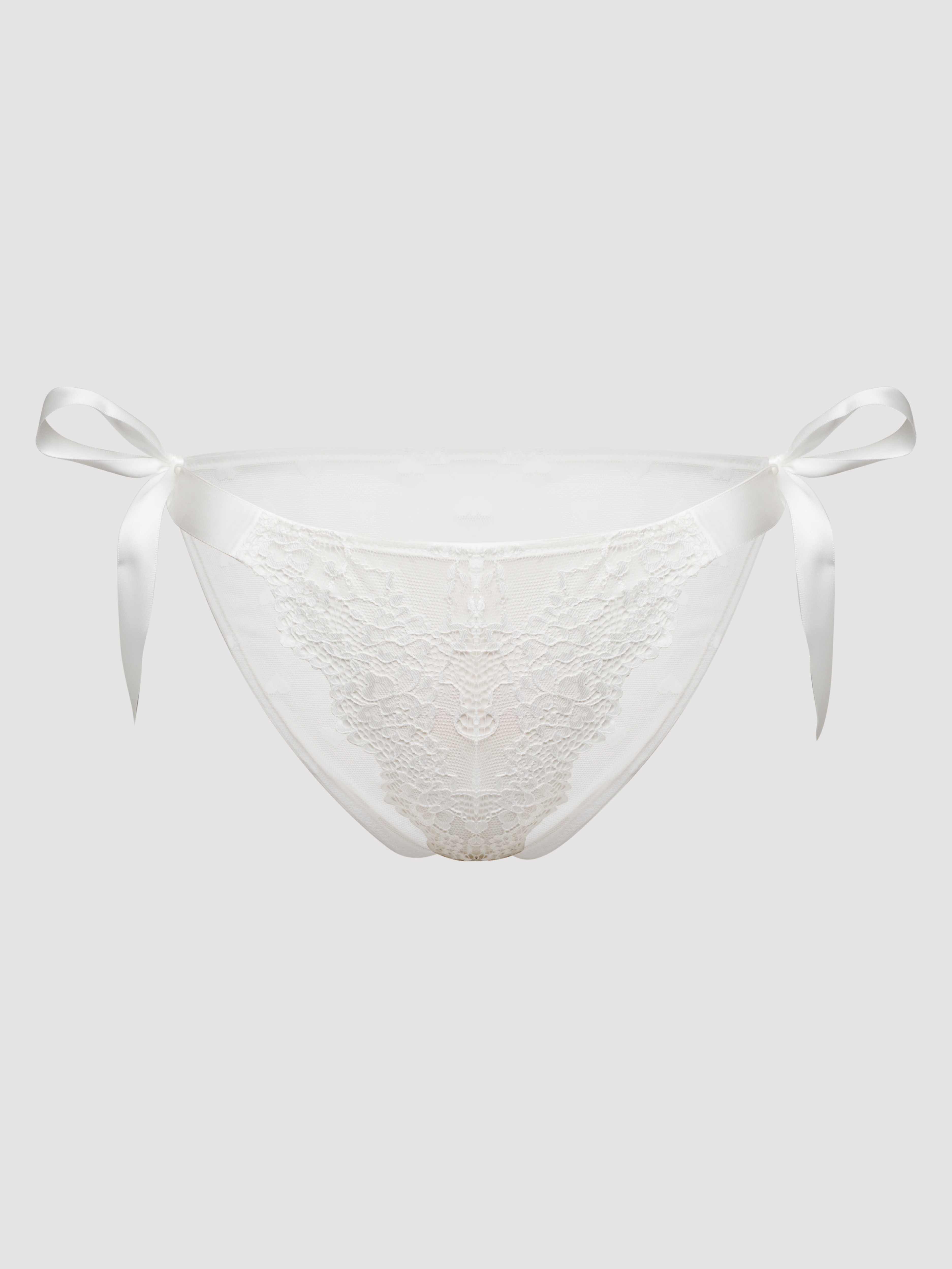 Lovehoney Black Lace Babydoll Gift Set, White, hi-res