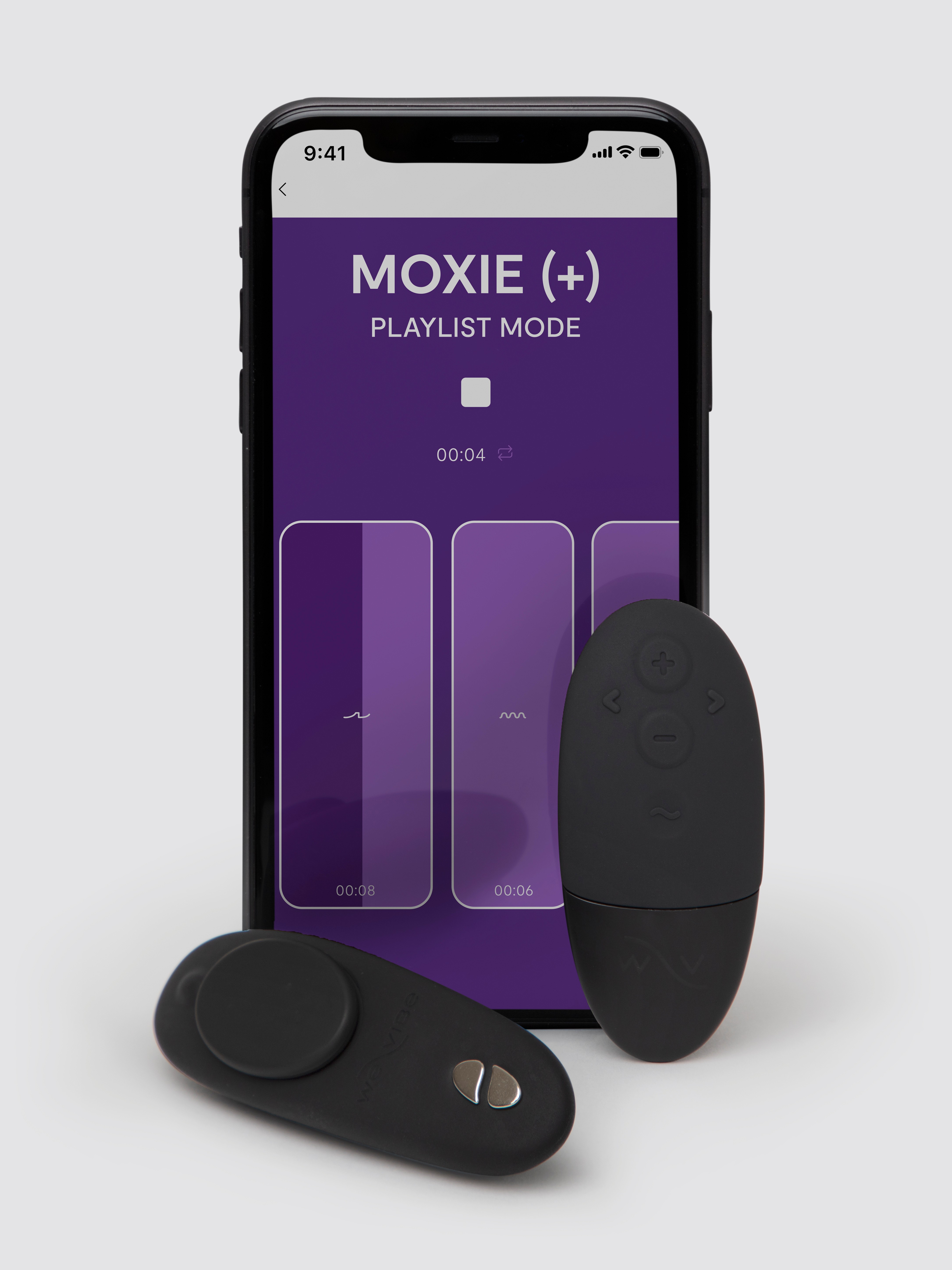 Image of We-Vibe Moxie + App and Remote Controlled Wearable Clitoral Knicker Vibrator - Black