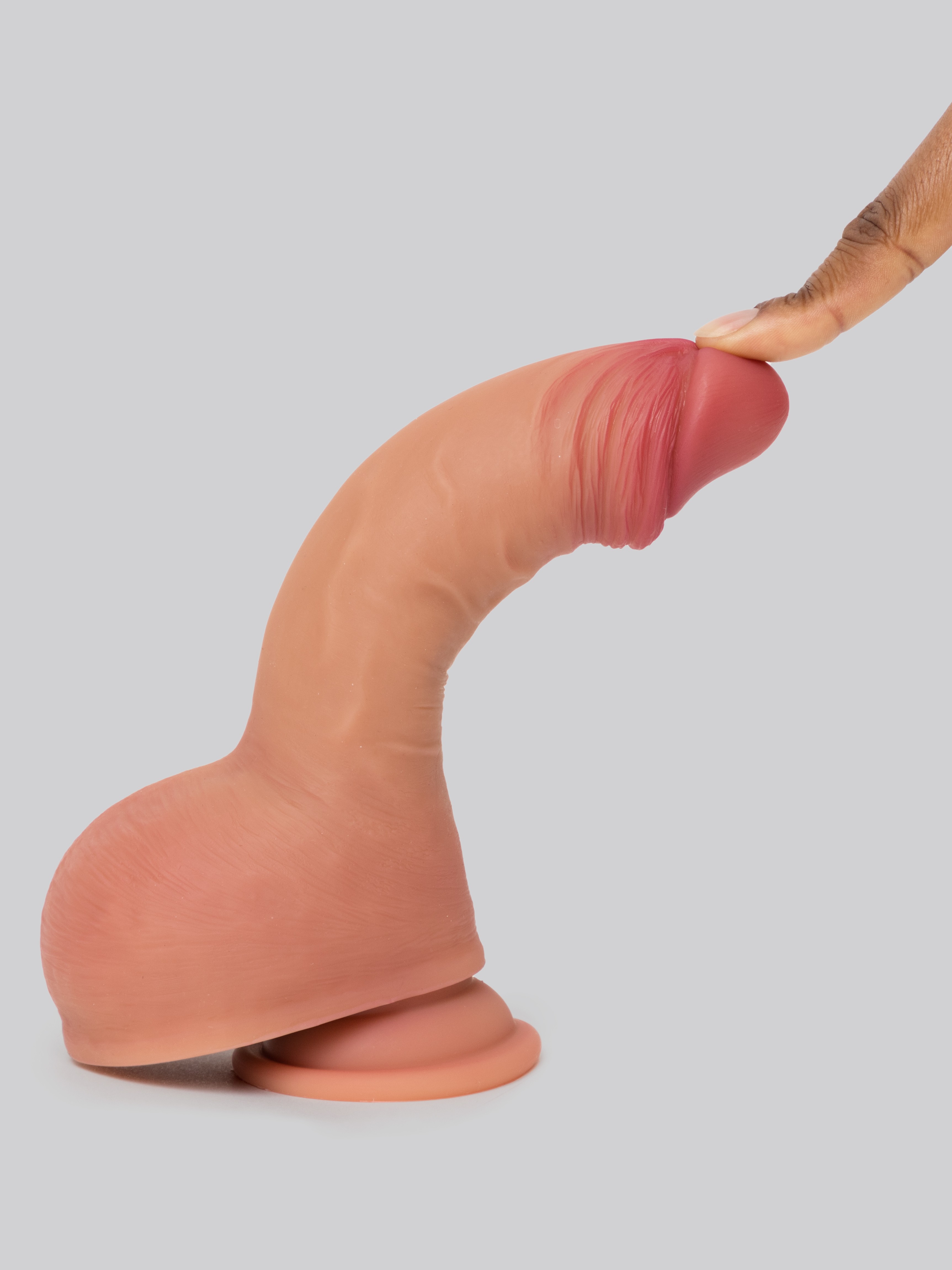 Lifelike Lover Ultra Realistic Ejaculating Dildo 8 Inch, Flesh Tan, hi-res