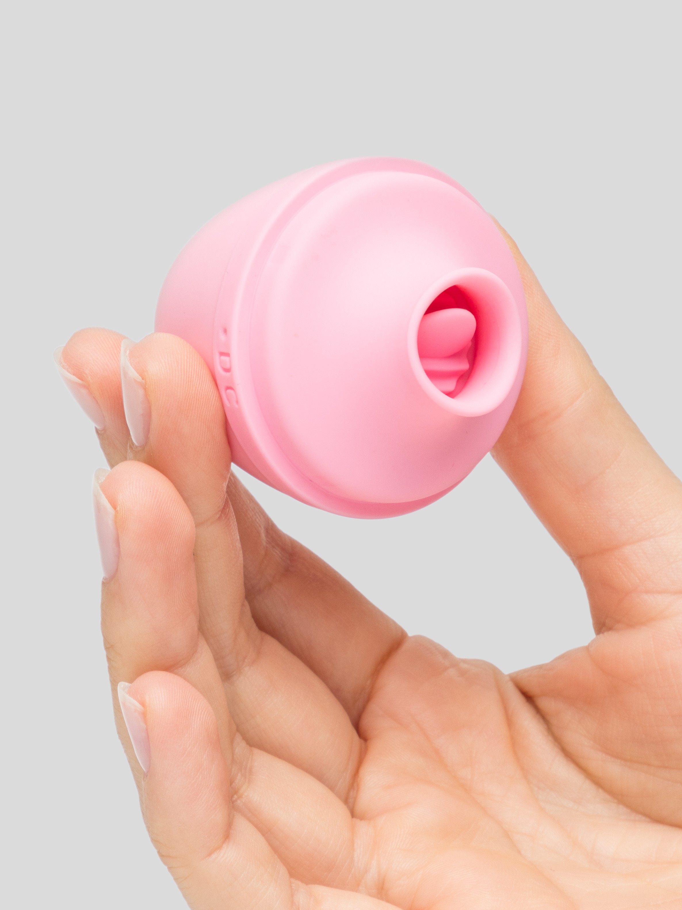 Skins Minis The Scream Silicone Flickering Tongue Vibrating Egg, Pink, hi-res