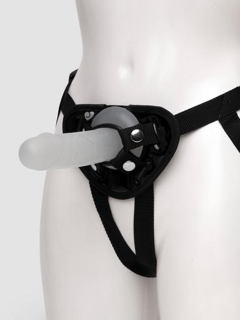 BASICS Strap-On Harness Kit 6 Inch, Clear, hi-res