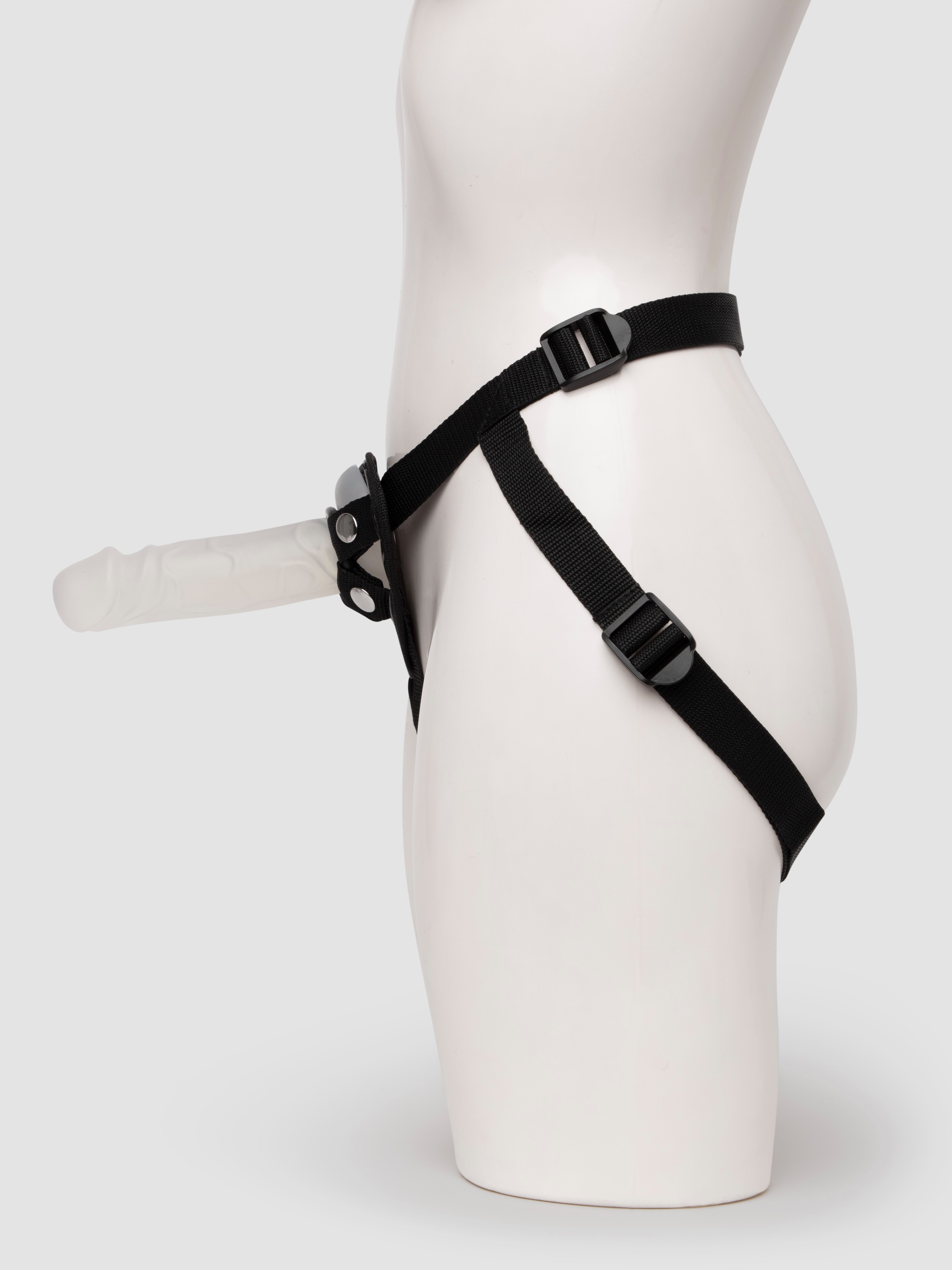 BASICS Strap-On Harness Kit 6 Inch, Clear, hi-res