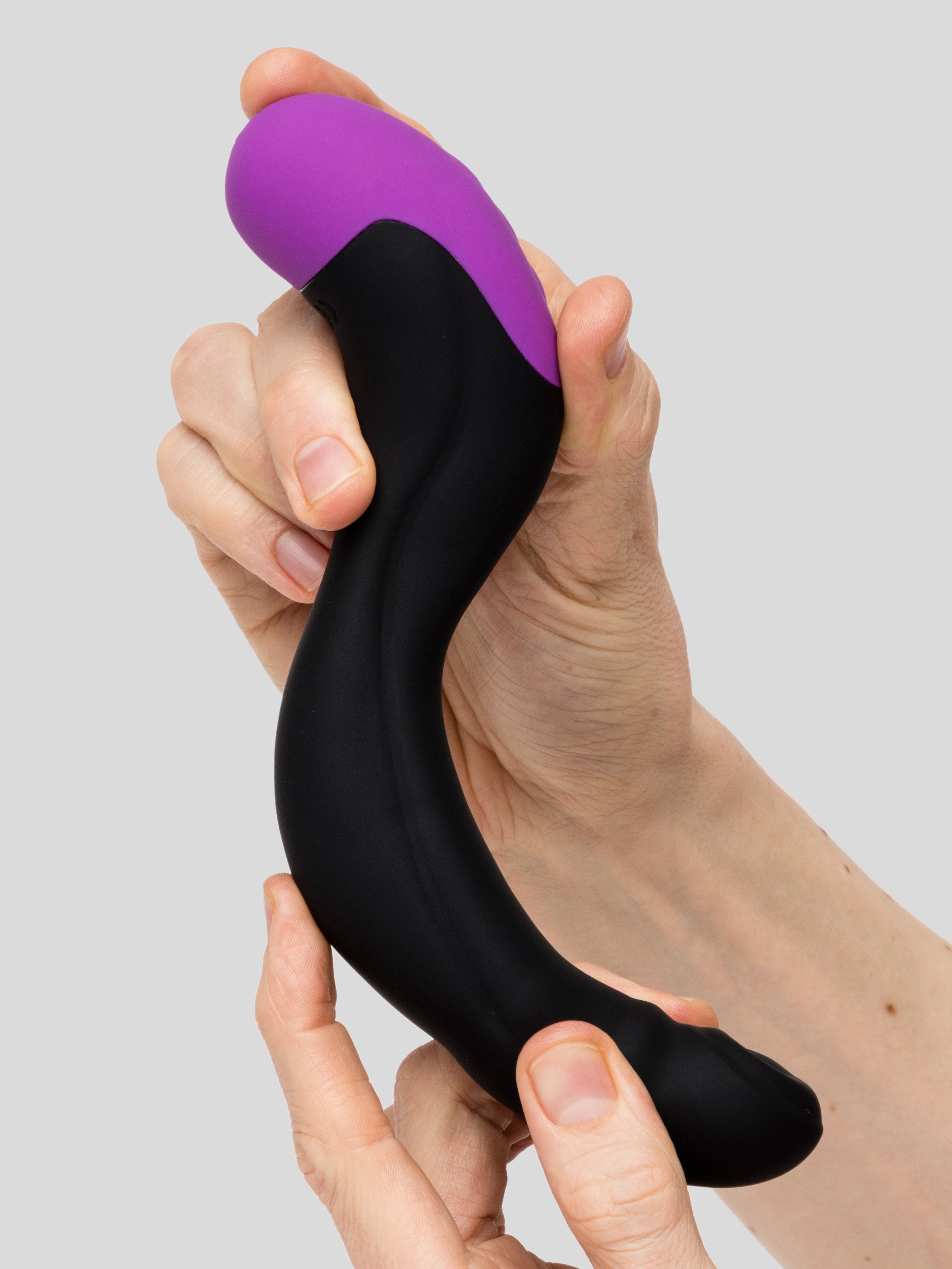 Anal Fantasy Rechargeable Hyper-Pulse P-Spot Massager, Black, hi-res