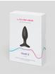 Lovense Hush 2 Small App Controlled Rechargeable Vibrating Butt Plug 4 Inch, Black, hi-res