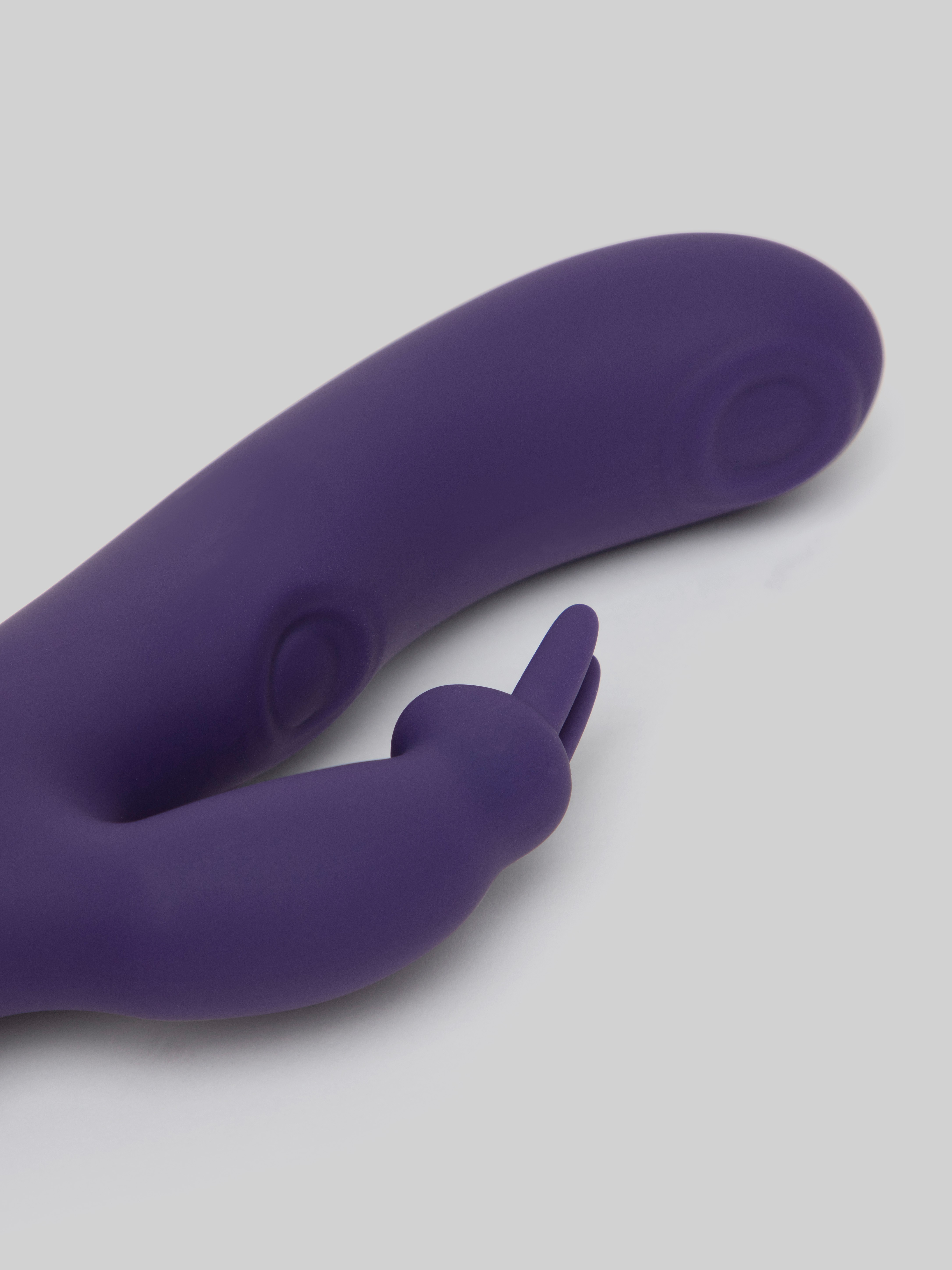 Vive MAY Rechargeable Pulsing Silicone Rabbit Vibrator, Purple, hi-res