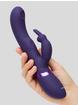 Vive MAY Rechargeable Pulsing Silicone Rabbit Vibrator, Purple, hi-res
