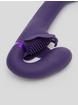 Vive SATU Rechargeable Pulsing Strapless Strap-On with Clitoral Stimulation, Purple, hi-res