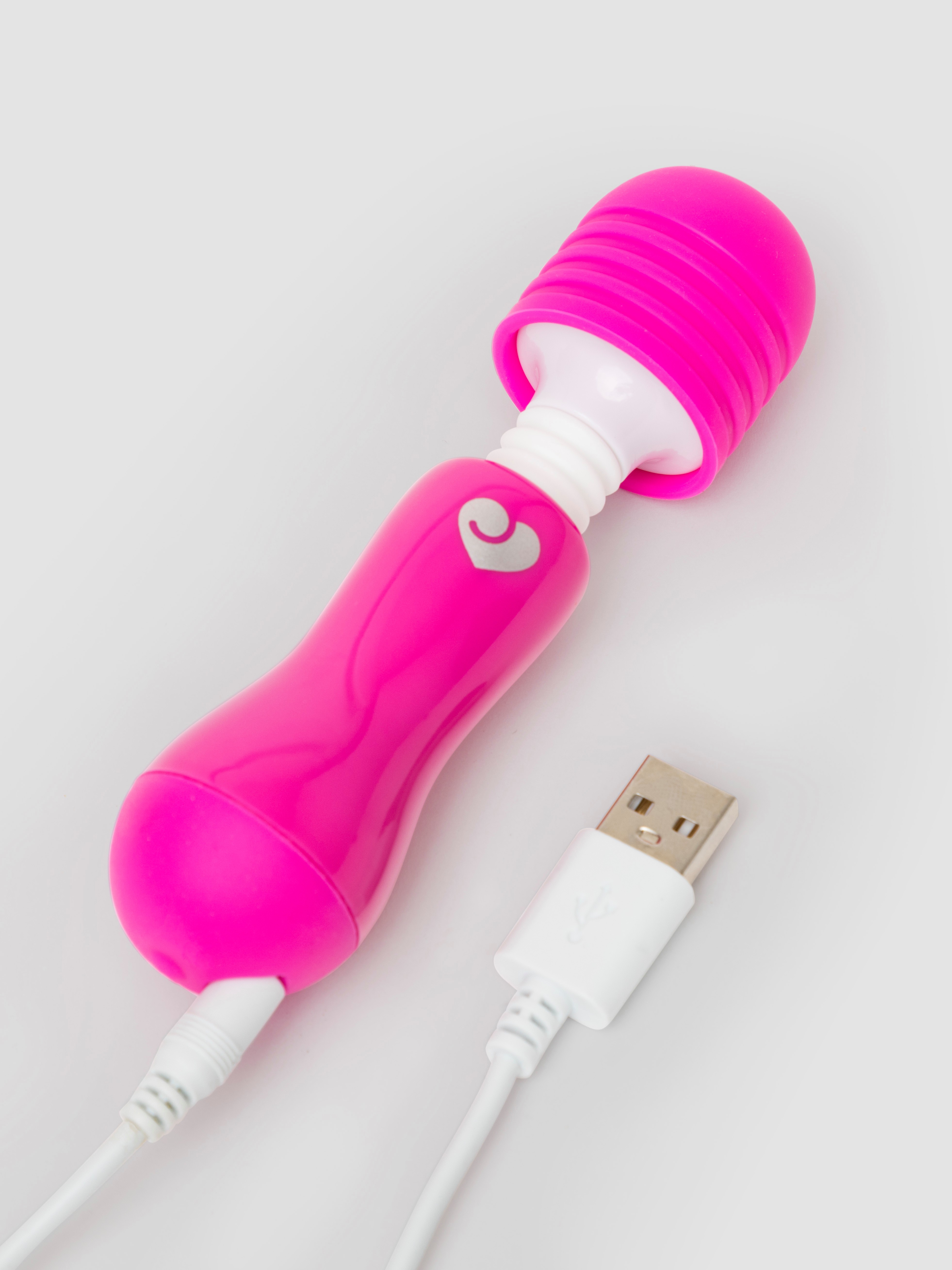 Lovehoney Atomic Wand Mini Wand Vibrator, Pink, hi-res
