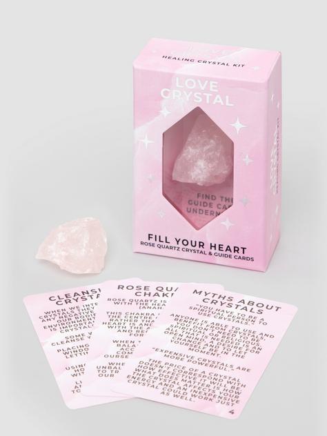 Love Rose Quartz Crystal and Guide Cards, , hi-res