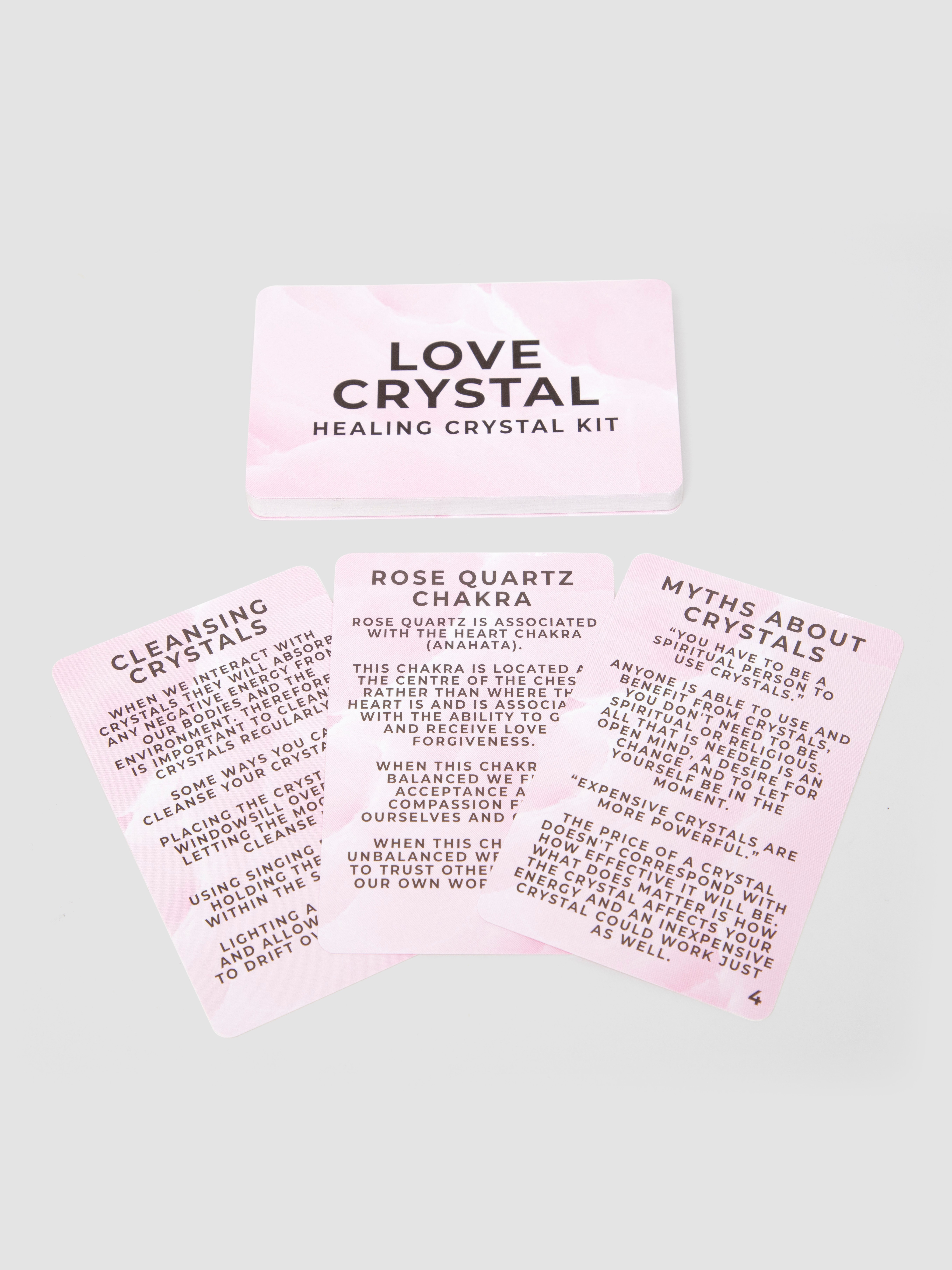Love Rose Quartz Crystal and Guide Cards, , hi-res
