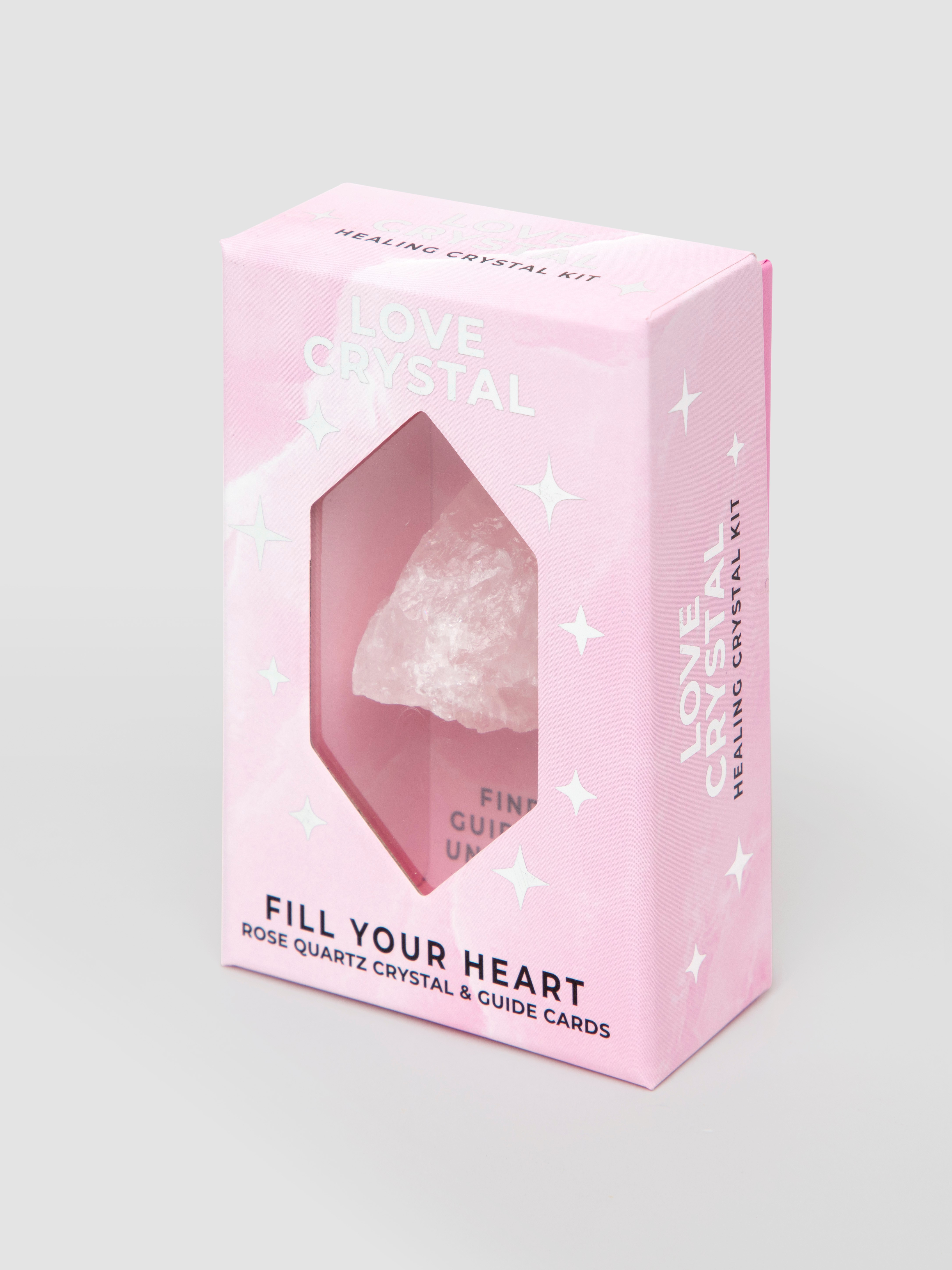 Love Rose Quartz Crystal and Guide Cards, , hi-res