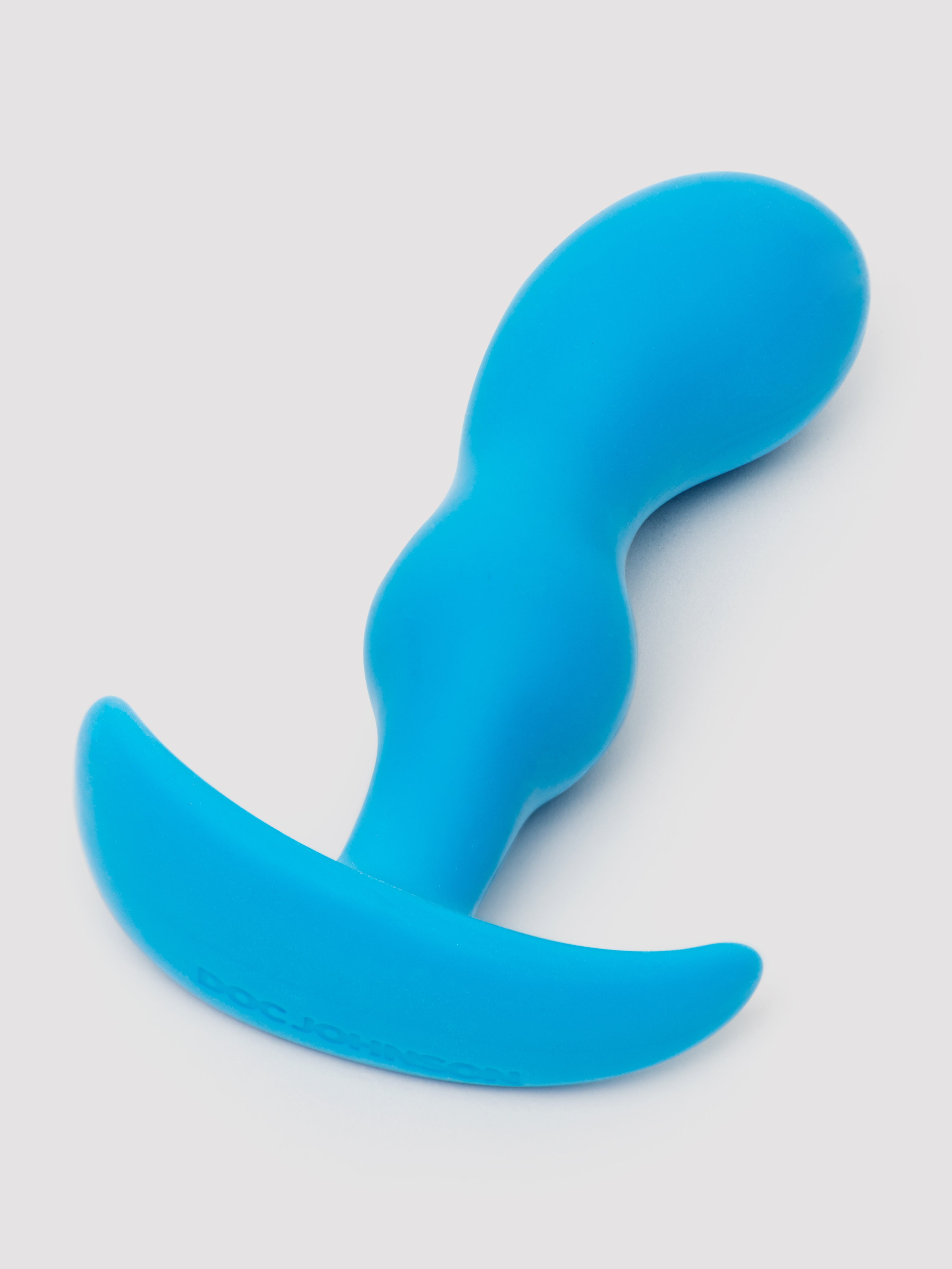 Doc Johnson Mood Naughty 2 Medium Body-Contoured Butt Plug 3.75 Inch, Blue, hi-res