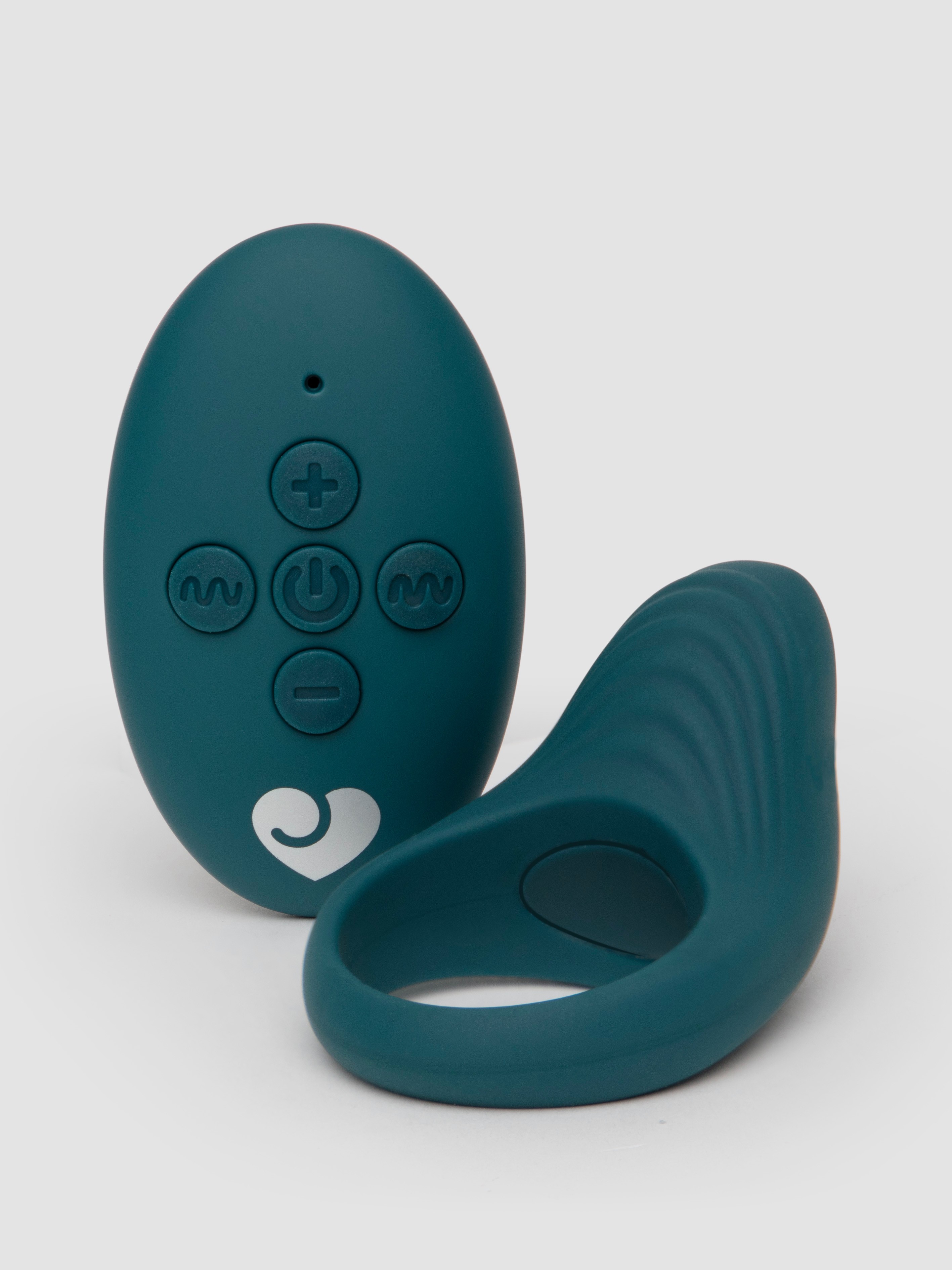 Lovehoney Hot Buzz Rechargeable Remote Control Silicone Cock Ring, Green, hi-res