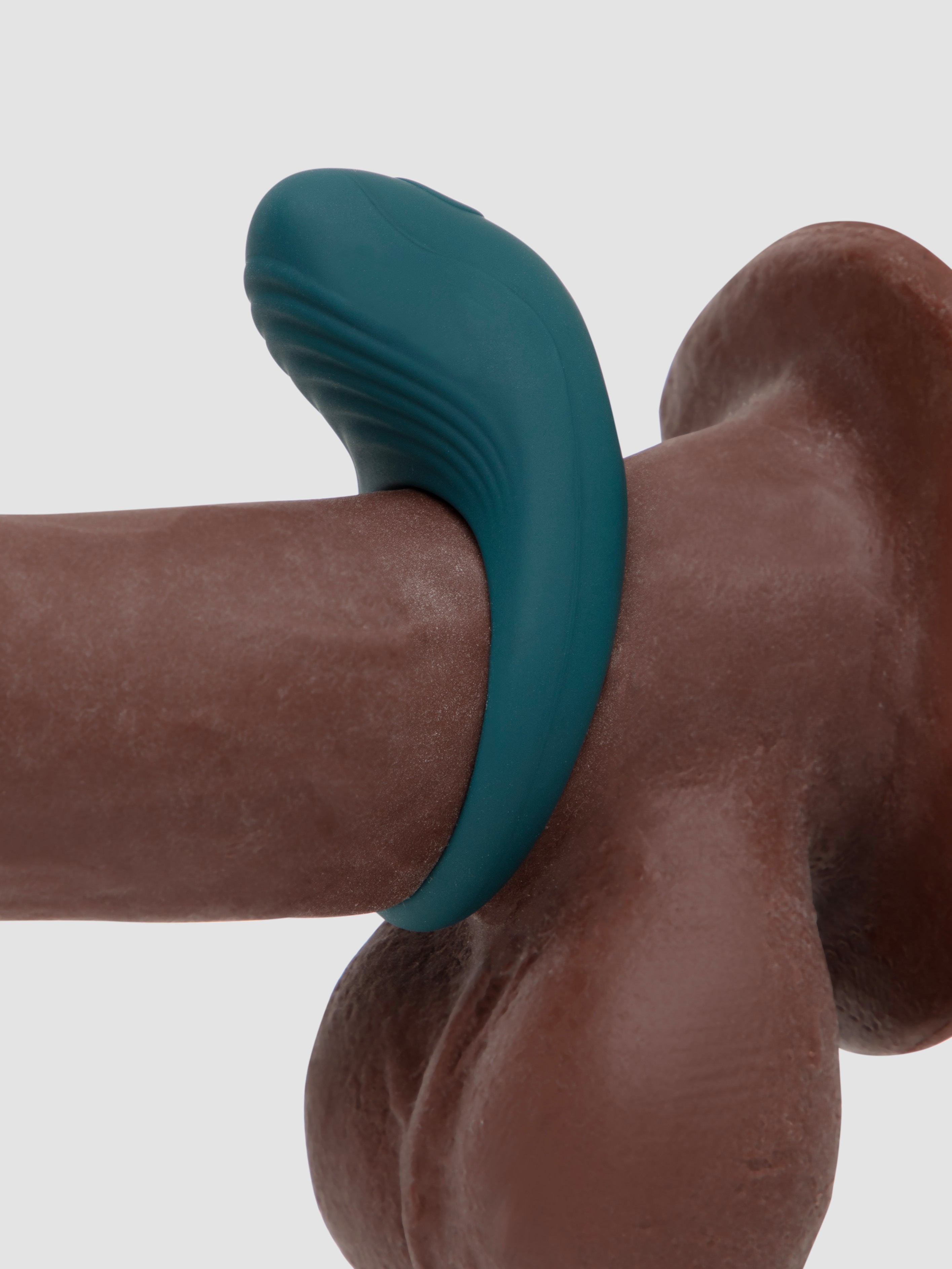 Lovehoney Hot Buzz Rechargeable Remote Control Silicone Cock Ring, Green, hi-res
