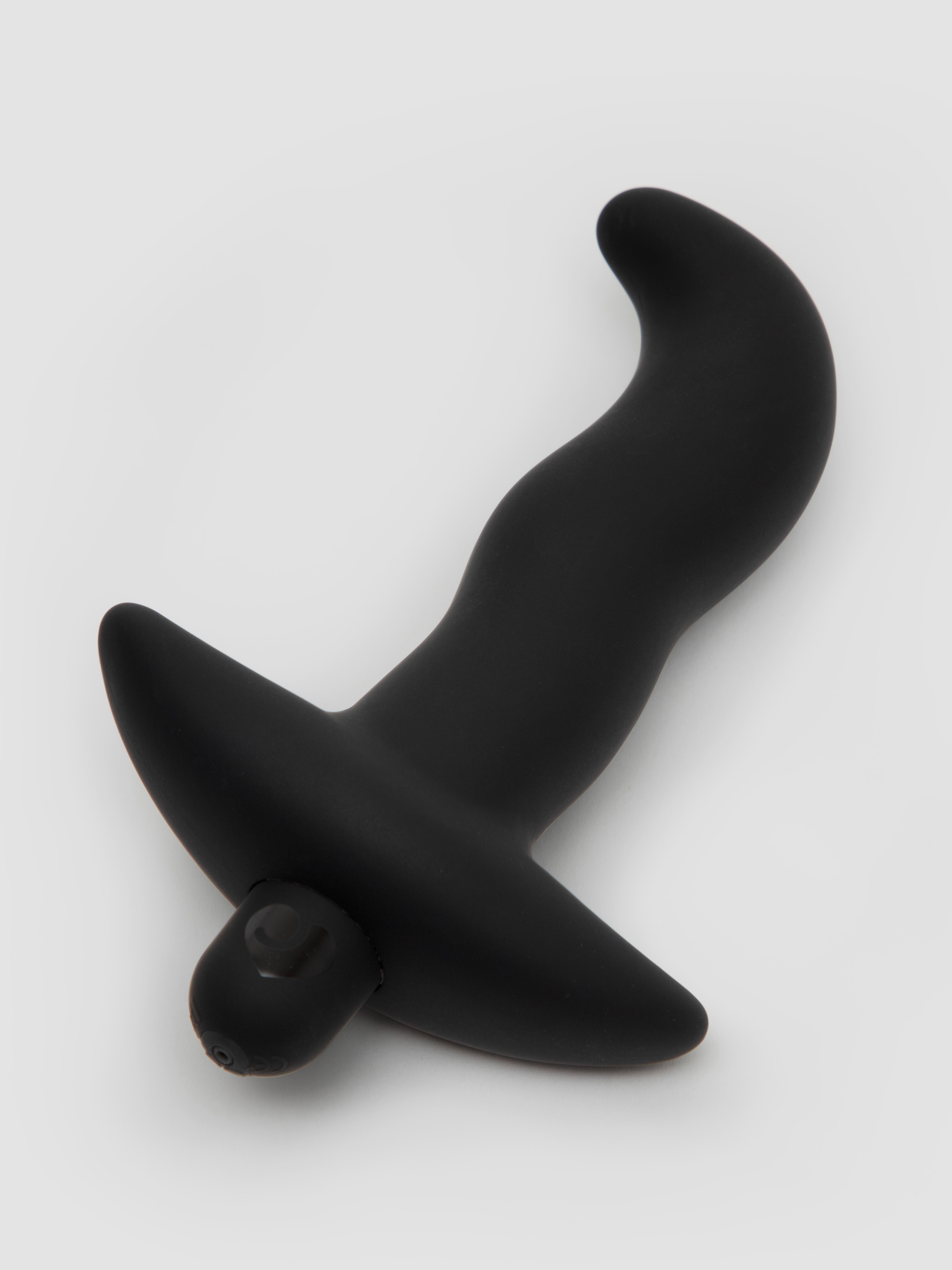 Lovehoney Ripple Rider Rechargeable Vibrating Prostate Massager, Black, hi-res