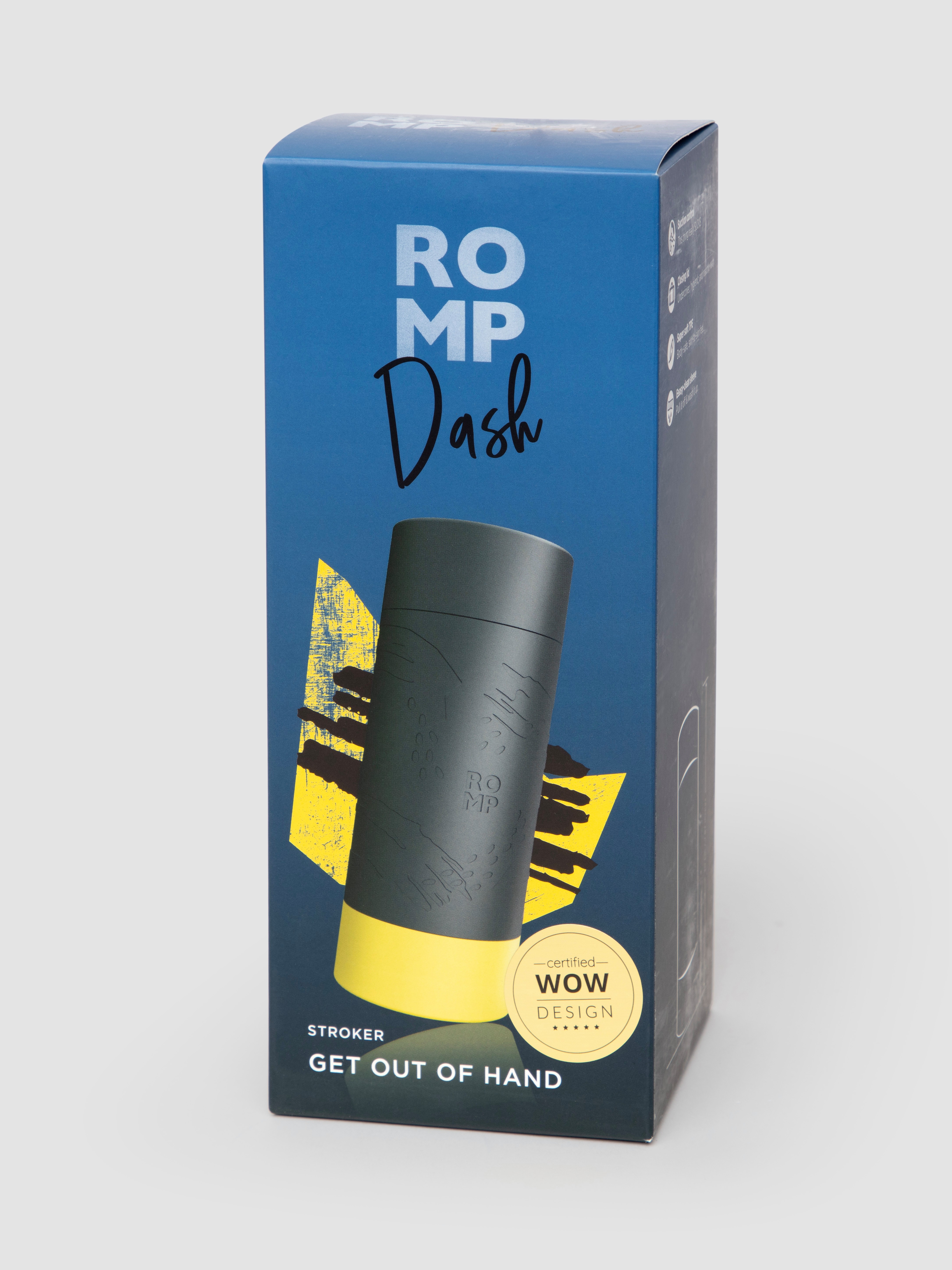 ROMP Dash Male Masturbator, Black, hi-res