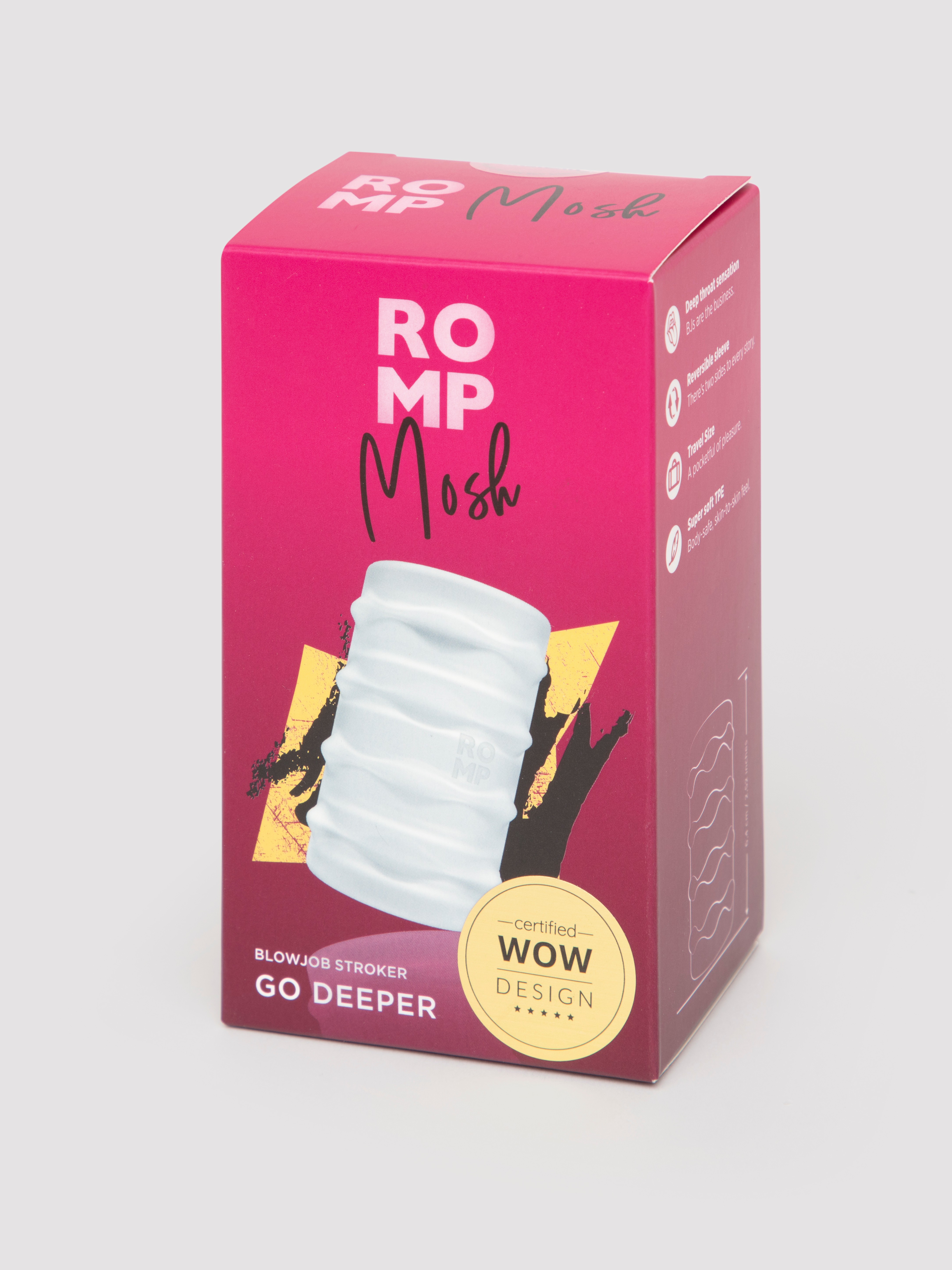 ROMP Mosh Reversible Stroker, Clear, hi-res