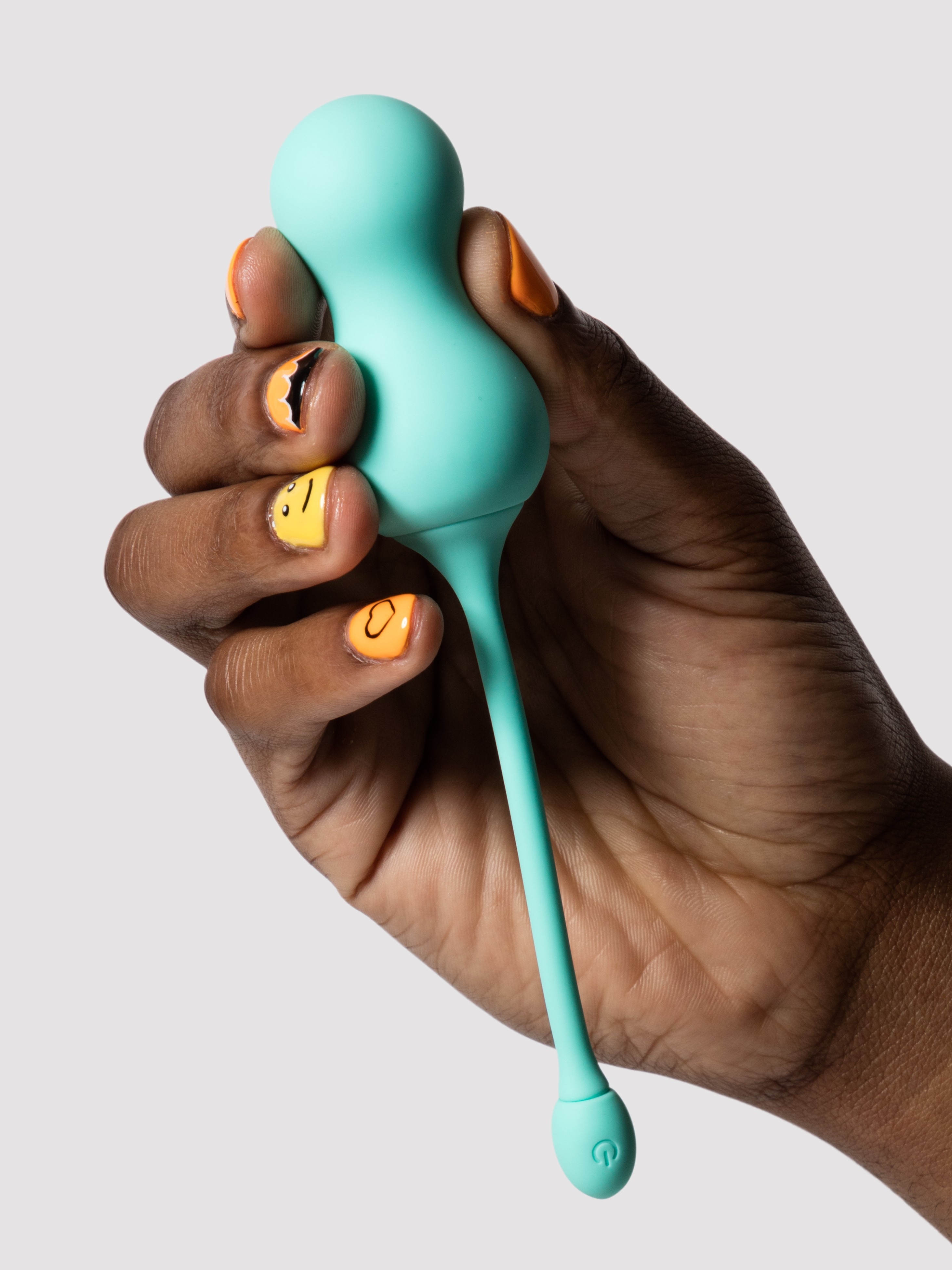 ROMP Cello Rechargeable Vibrating Egg, Blue, hi-res