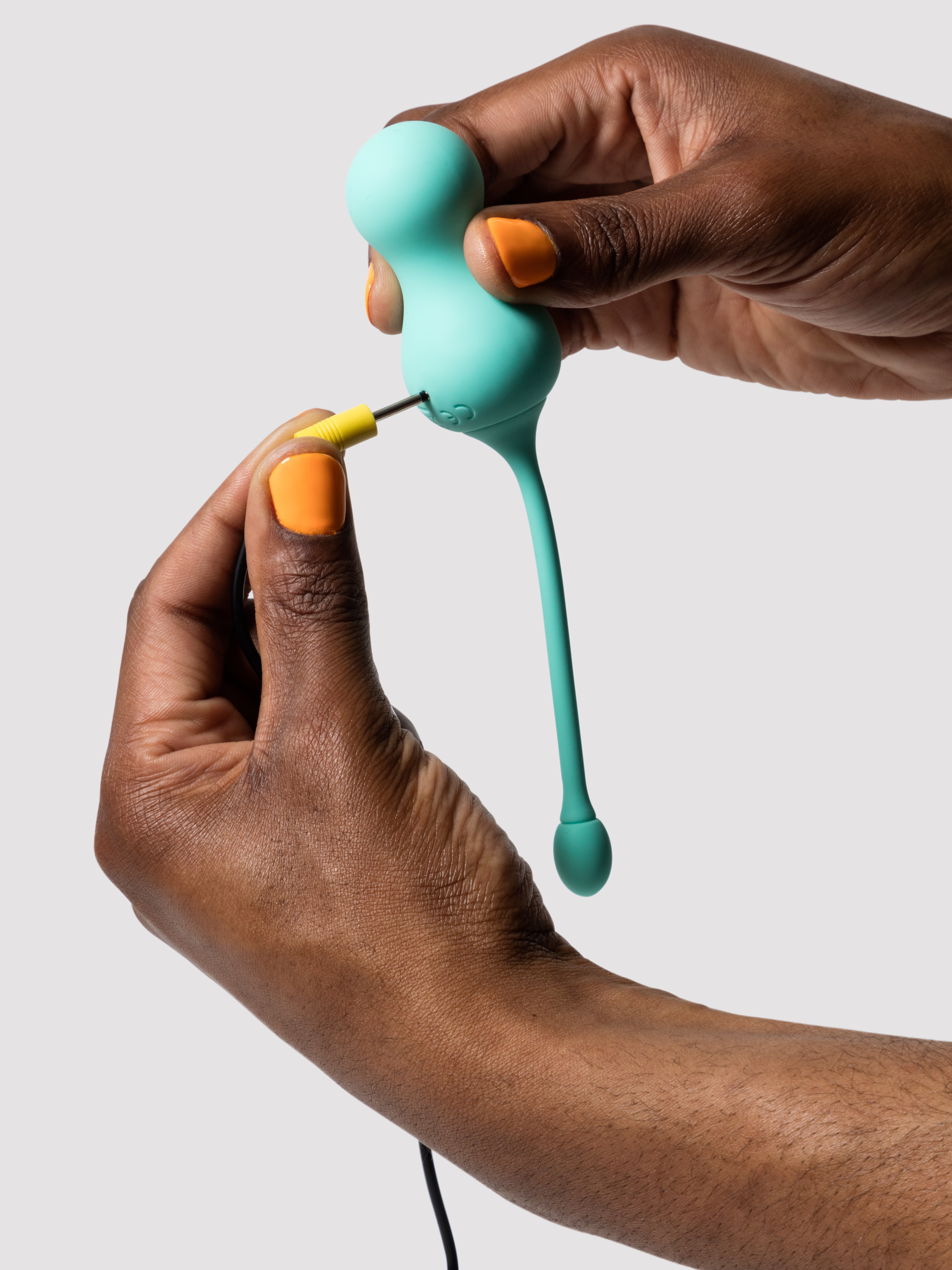 ROMP Cello Rechargeable Vibrating Egg, Blue, hi-res