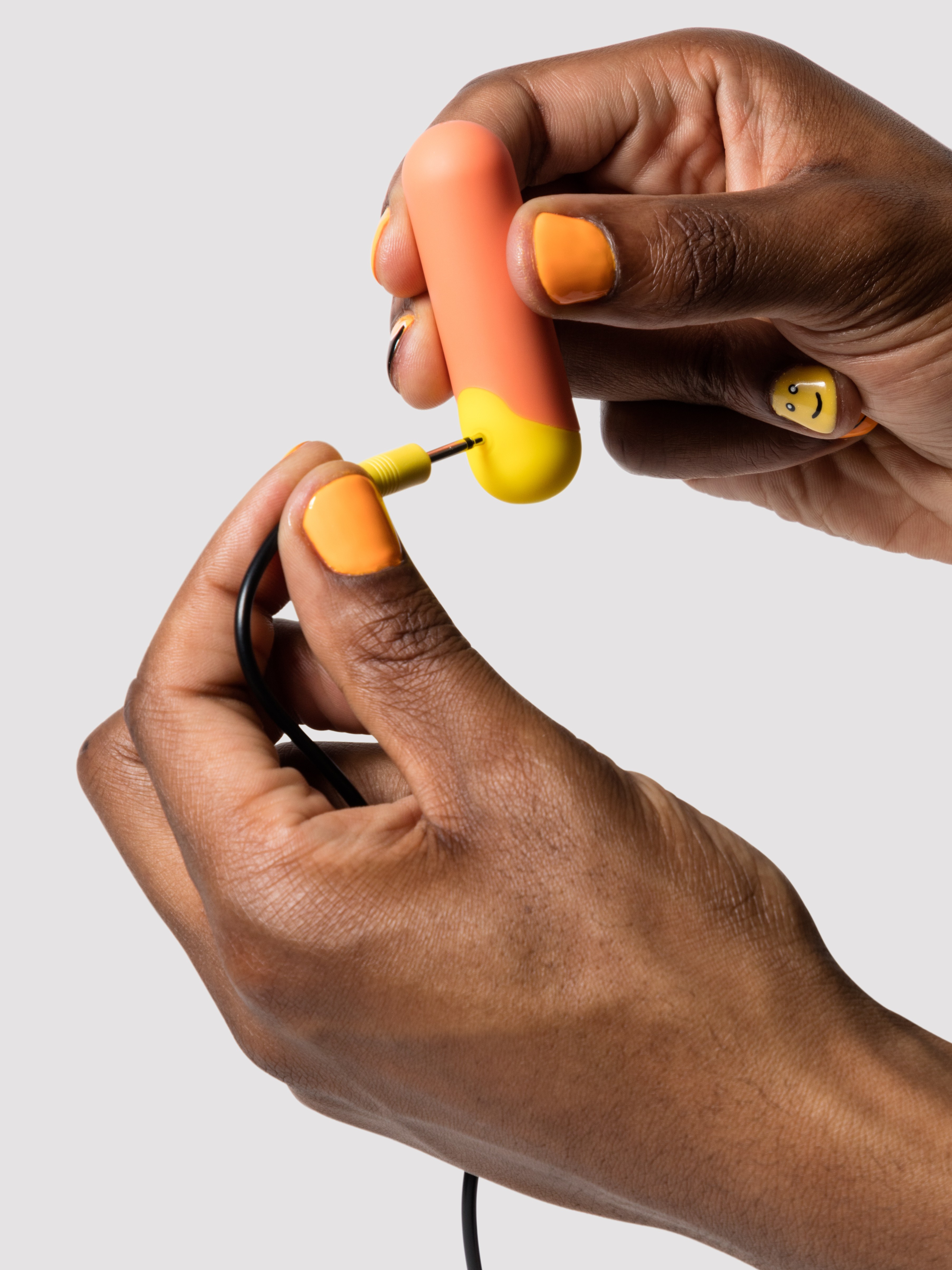 ROMP Riot Rechargeable Silicone Bullet Vibrator , Orange, hi-res