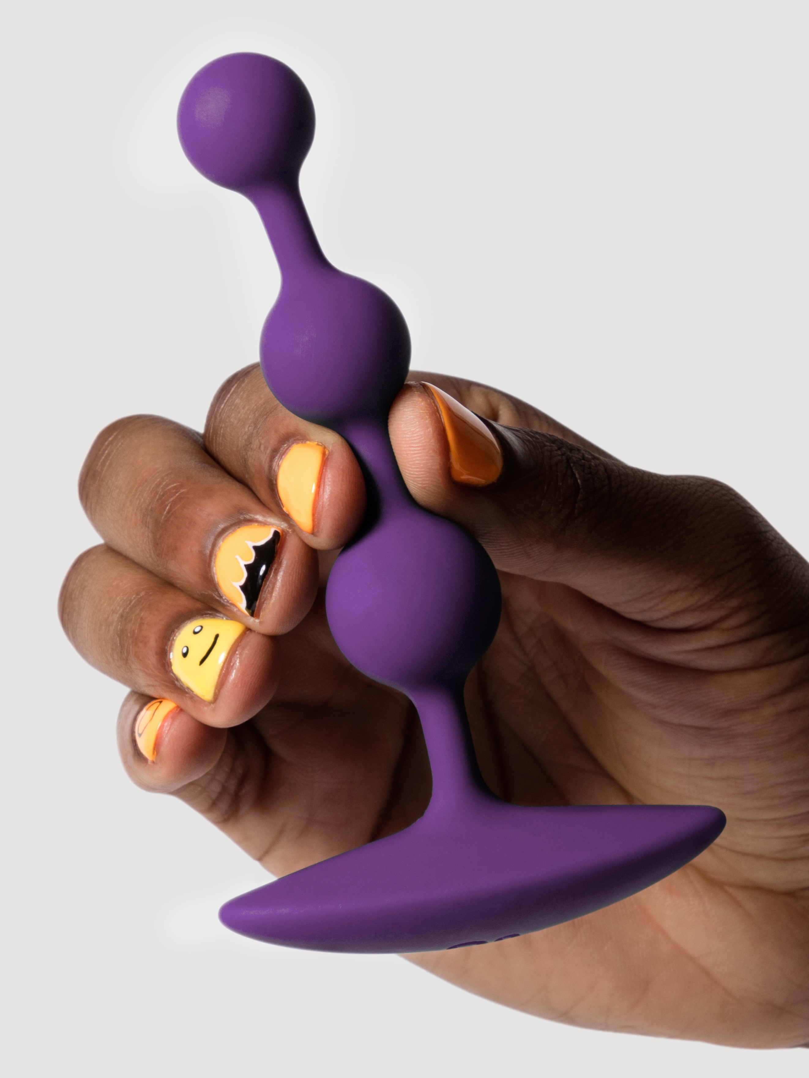 ROMP Amp Silicone Anal Beads, Purple, hi-res