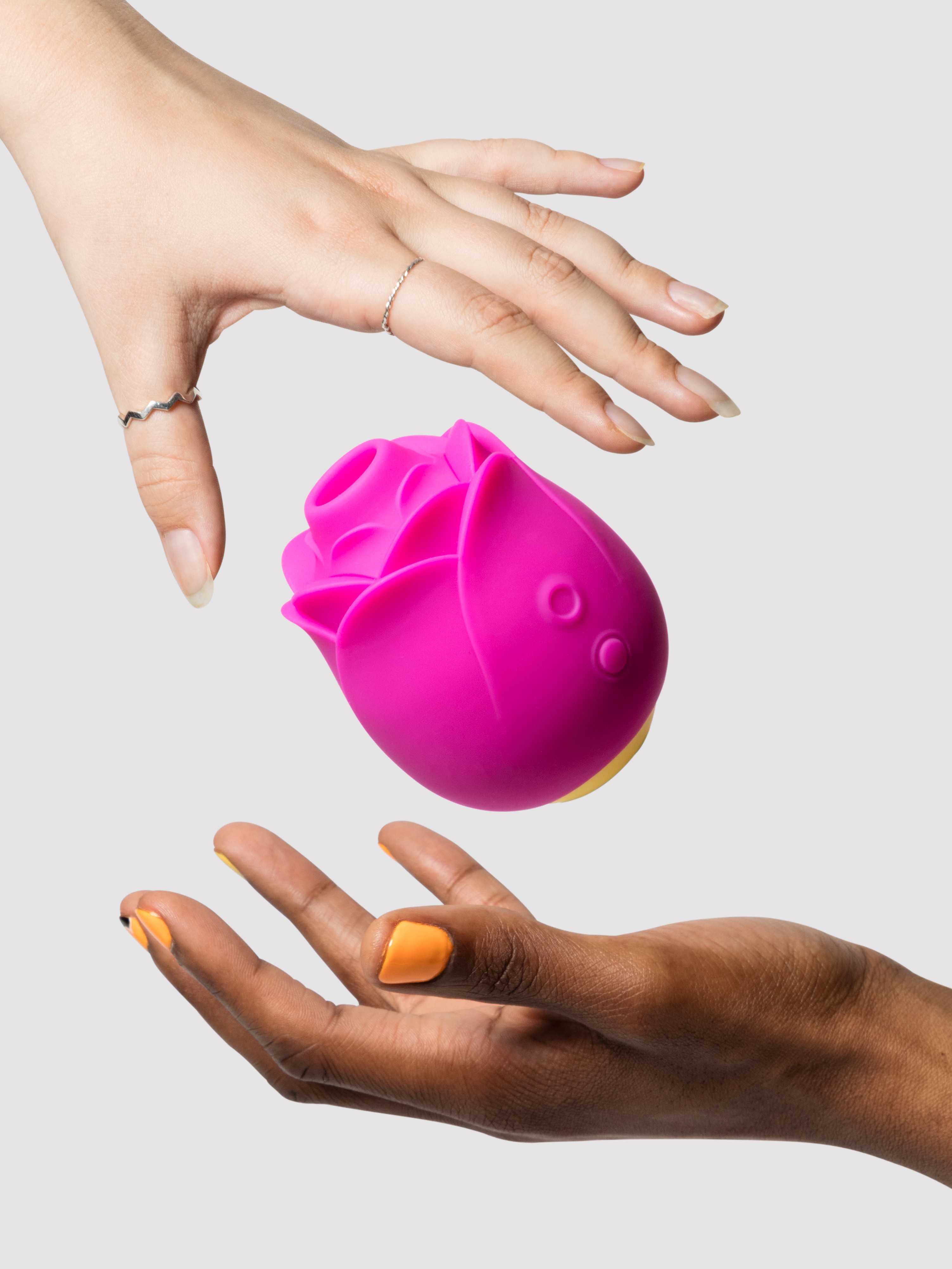 ROMP Rose Limited Edition Rechargeable Silicone Clitoral Suction Stimulator, Pink, hi-res