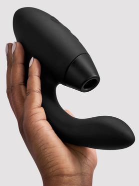 Stimulateur clitoris point G rechargeable silicone Duo 2 noir, Womanizer