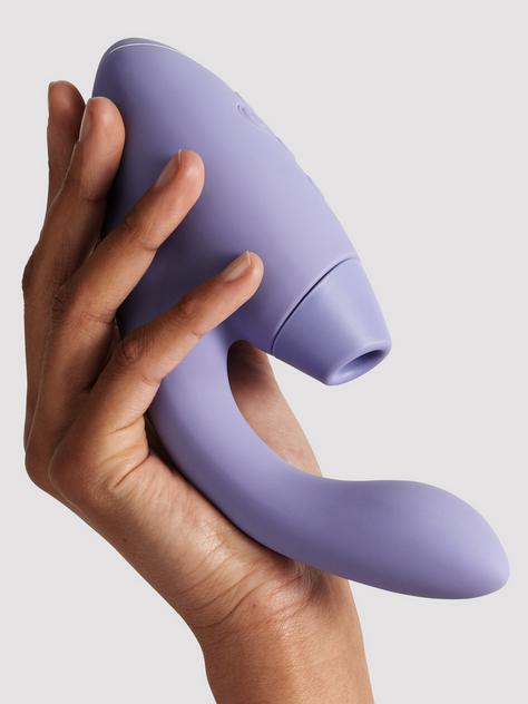 Womanizer Duo 2 Rechargeable Silicone G-Spot and Clitoral Stimulator, Purple, hi-res