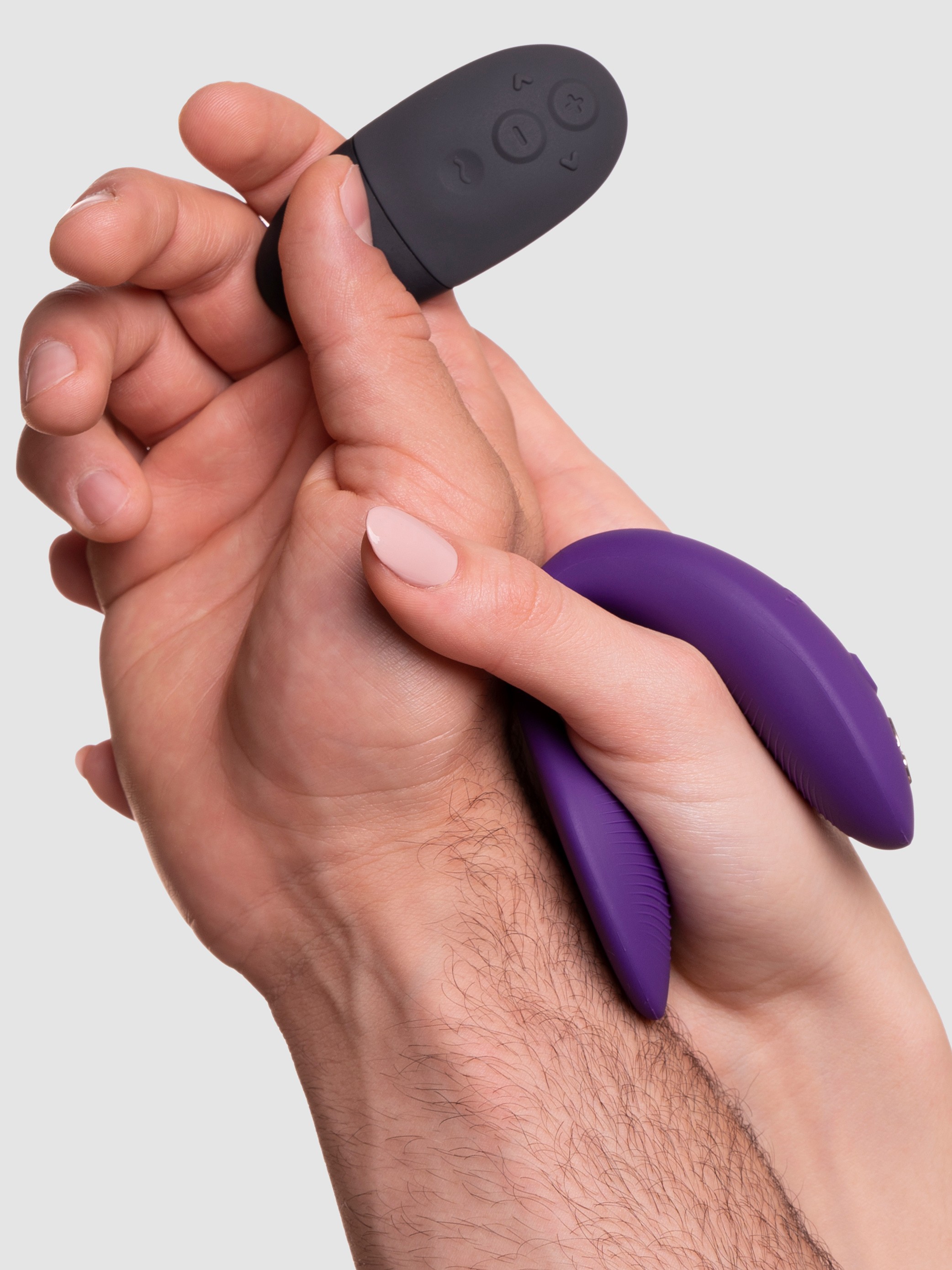 We-Vibe Sync 2 Remote Control and App Rechargeable Couple's Vibrator , Purple, hi-res