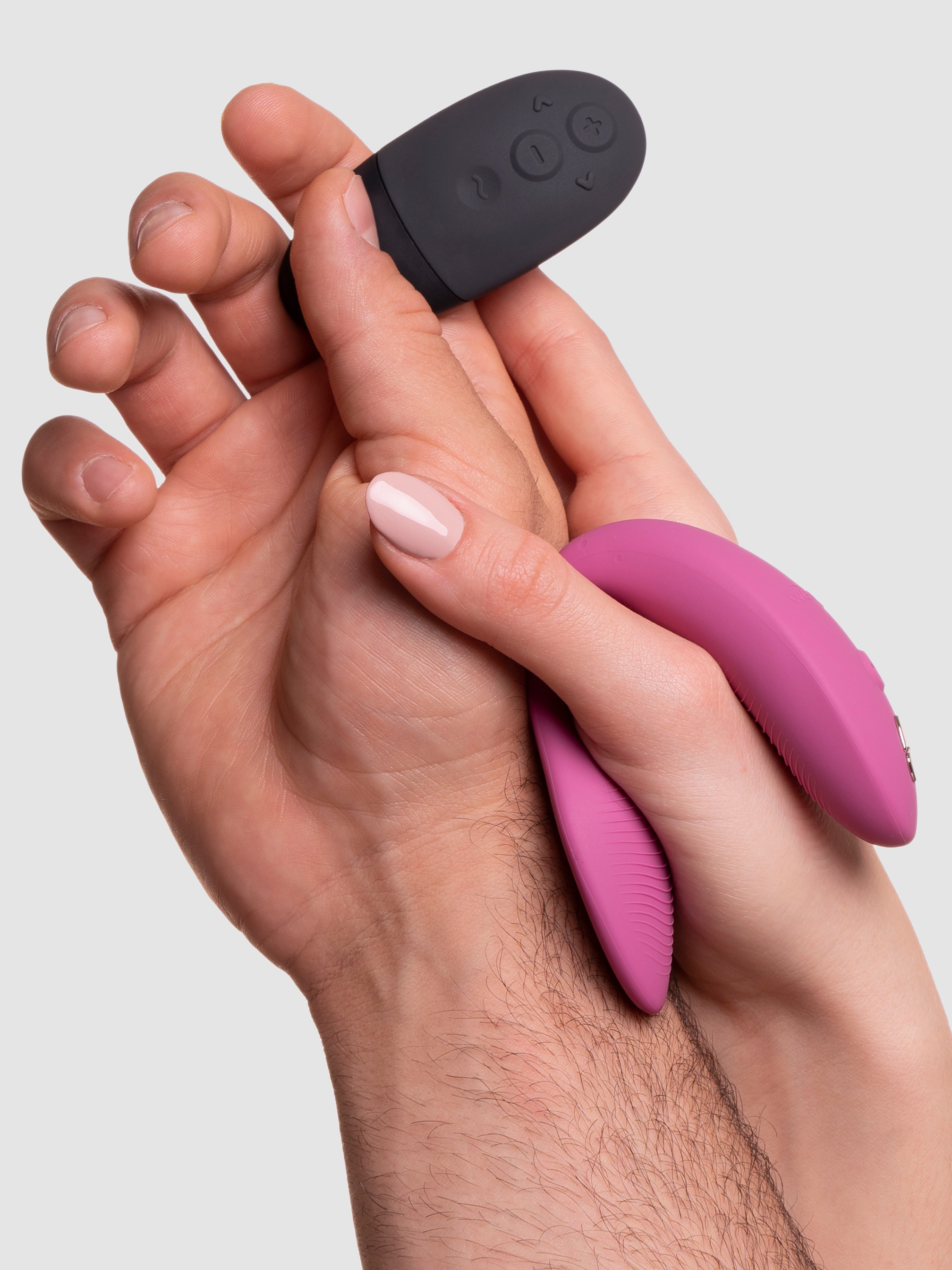 We-Vibe Sync 2 Remote Control and App Rechargeable Couple's Vibrator, Pink, hi-res