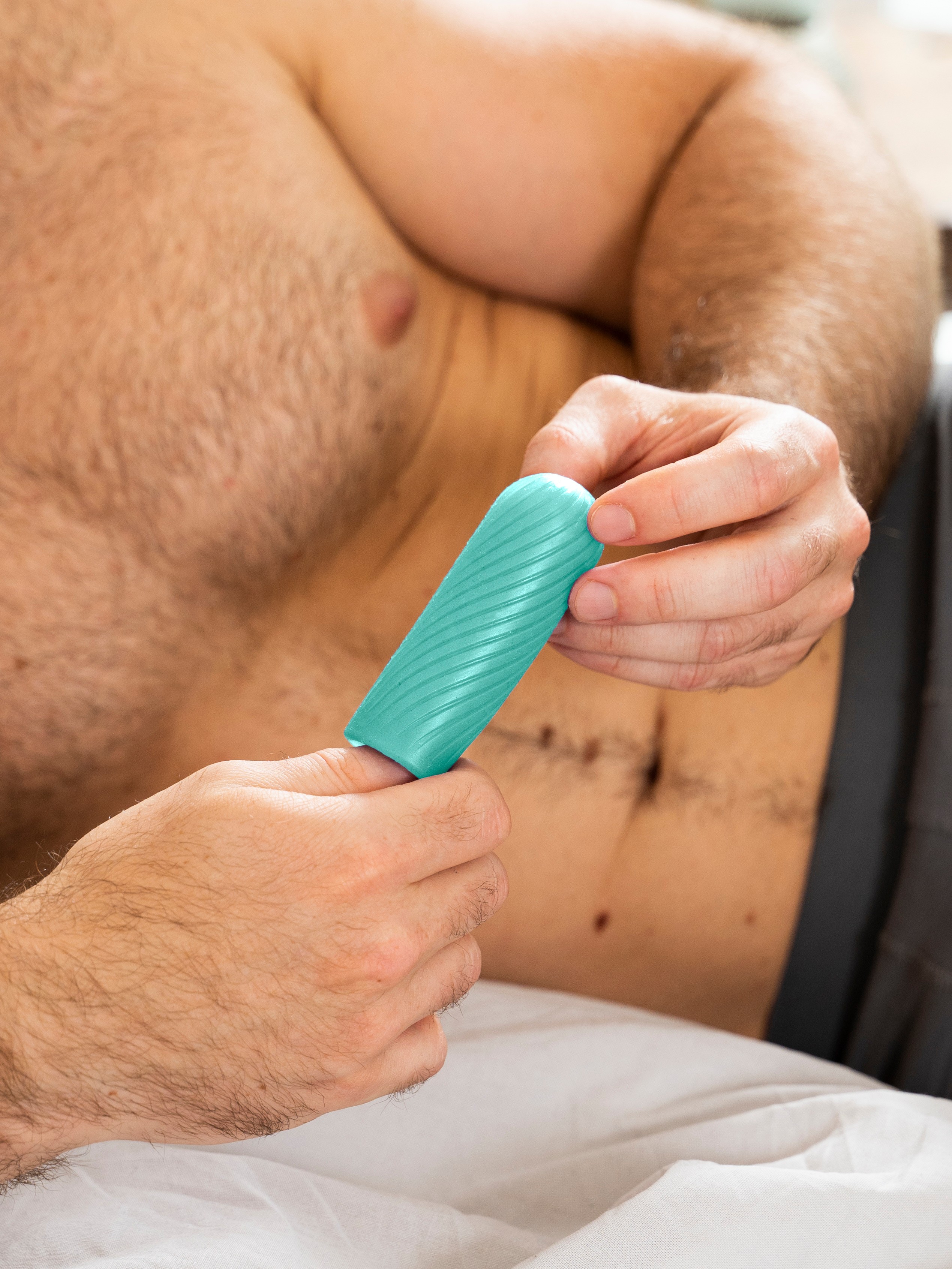 Arcwave Ghost Silicone Reusable Reversible Textured Male Stroker, Green, hi-res