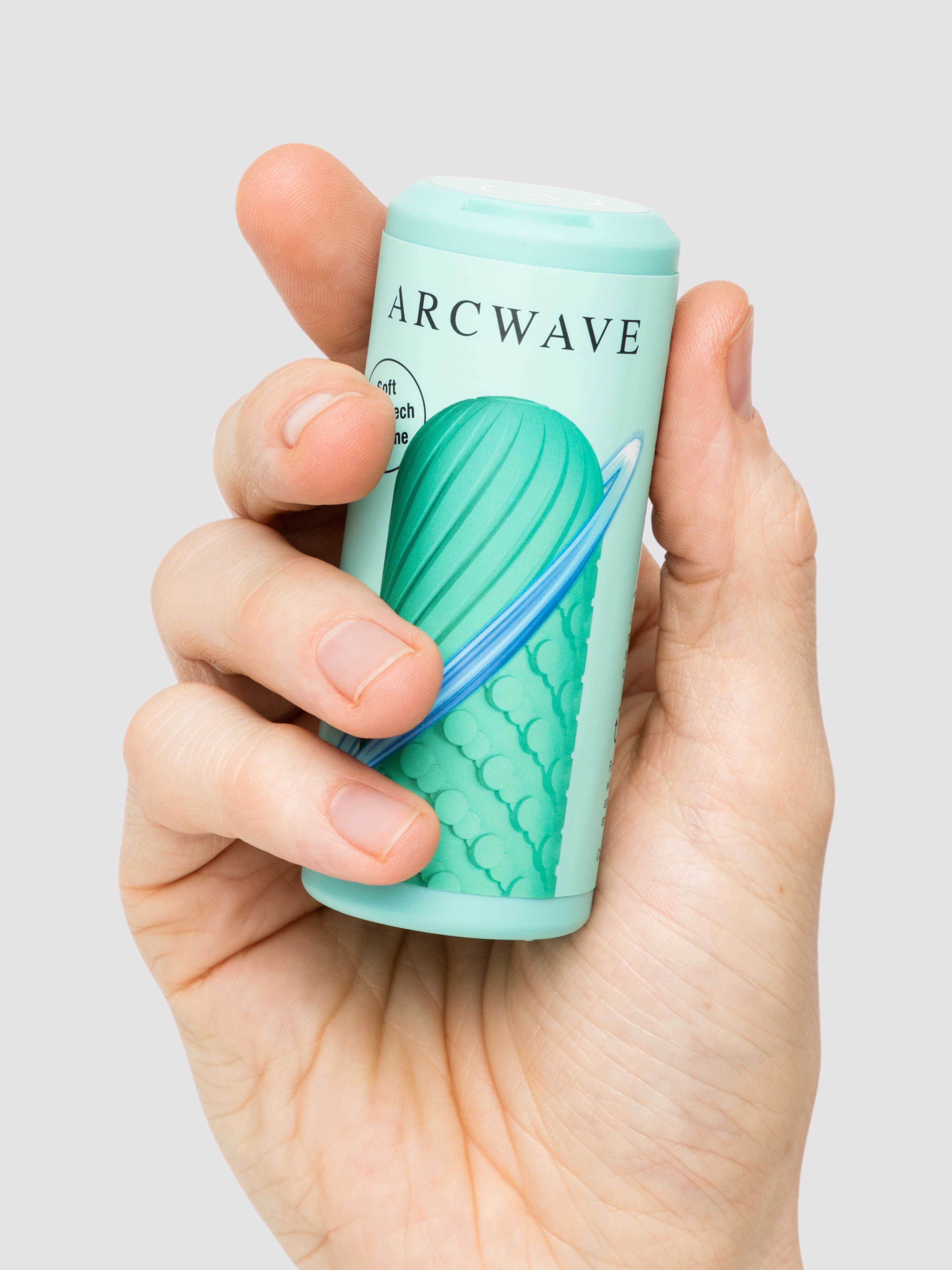 Arcwave Ghost Silicone Reusable Reversible Textured Male Stroker, Green, hi-res