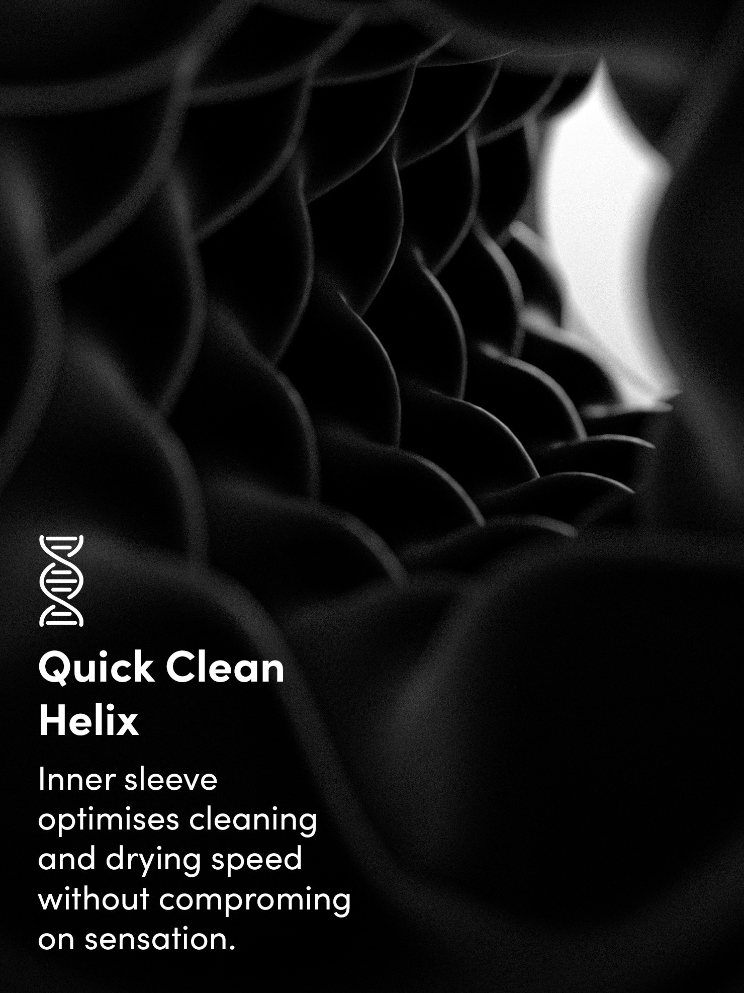 Arcwave Pow Silicone Dual-Entrance Suction Control Male Masturbator, Black, hi-res