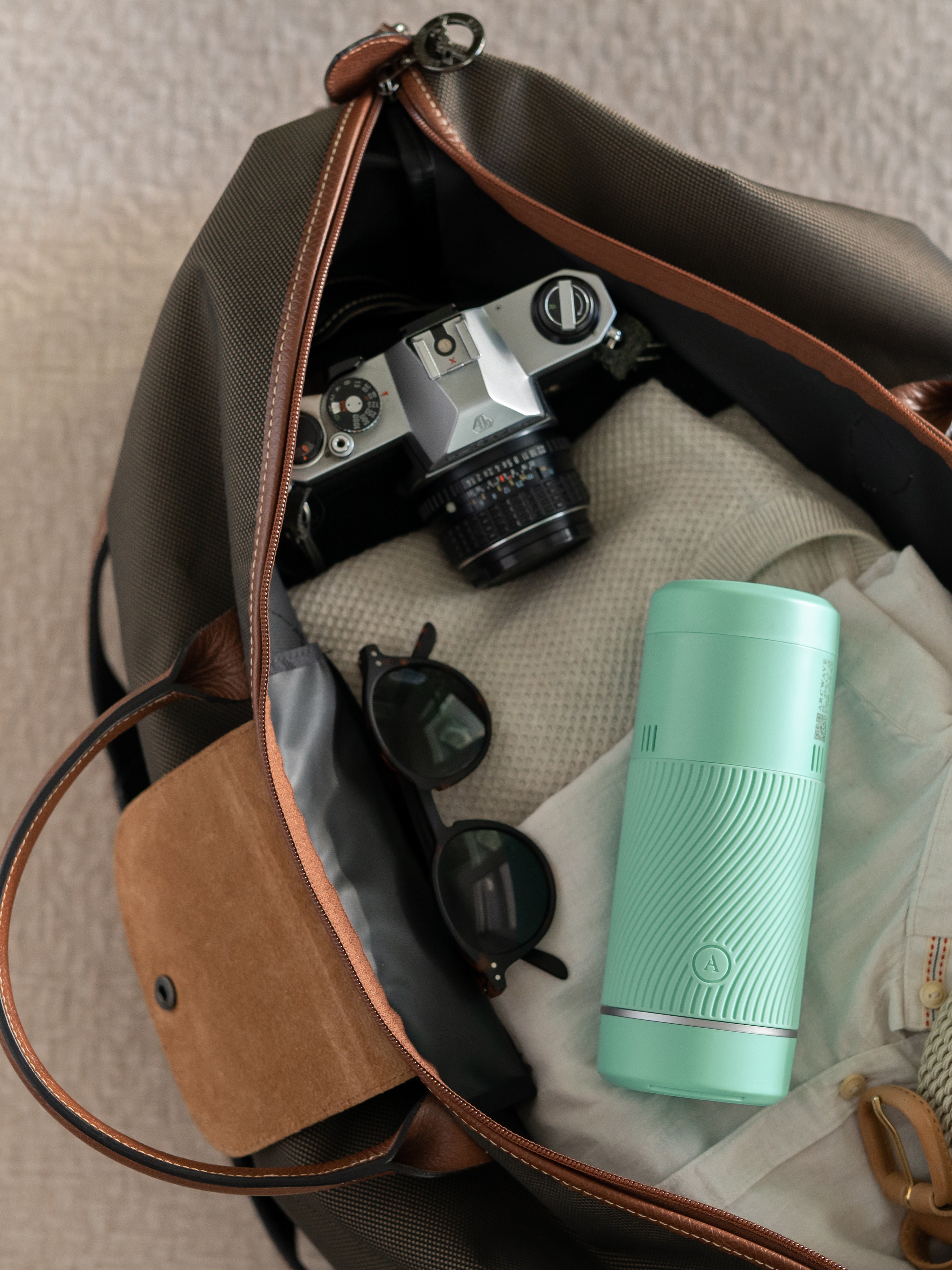 Arcwave Pow Silicone Dual-Entrance Suction Control Male Masturbator, Green, hi-res