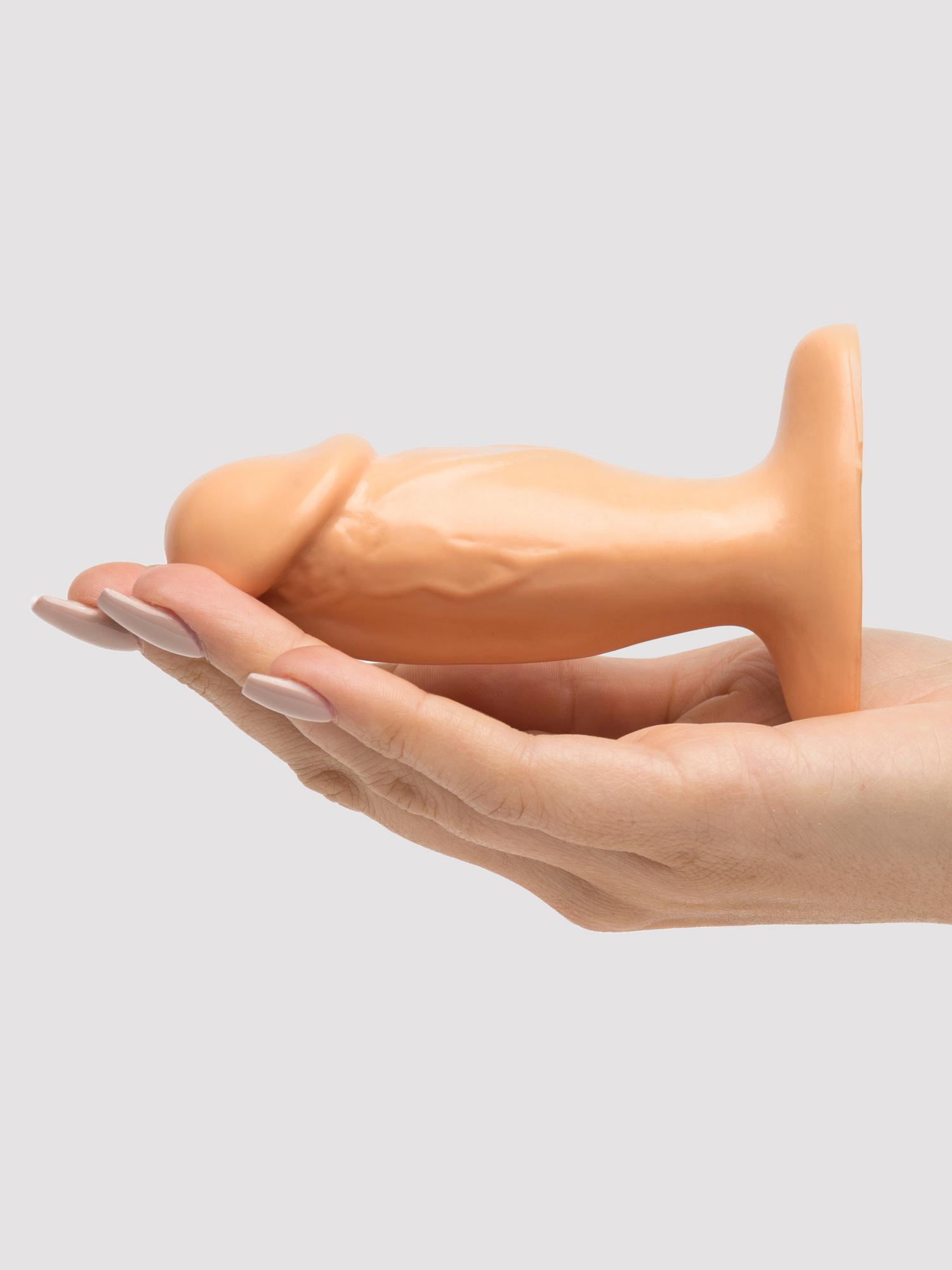 Si Novelties Small Penis Butt Plug 4 Inch, Flesh Pink, hi-res