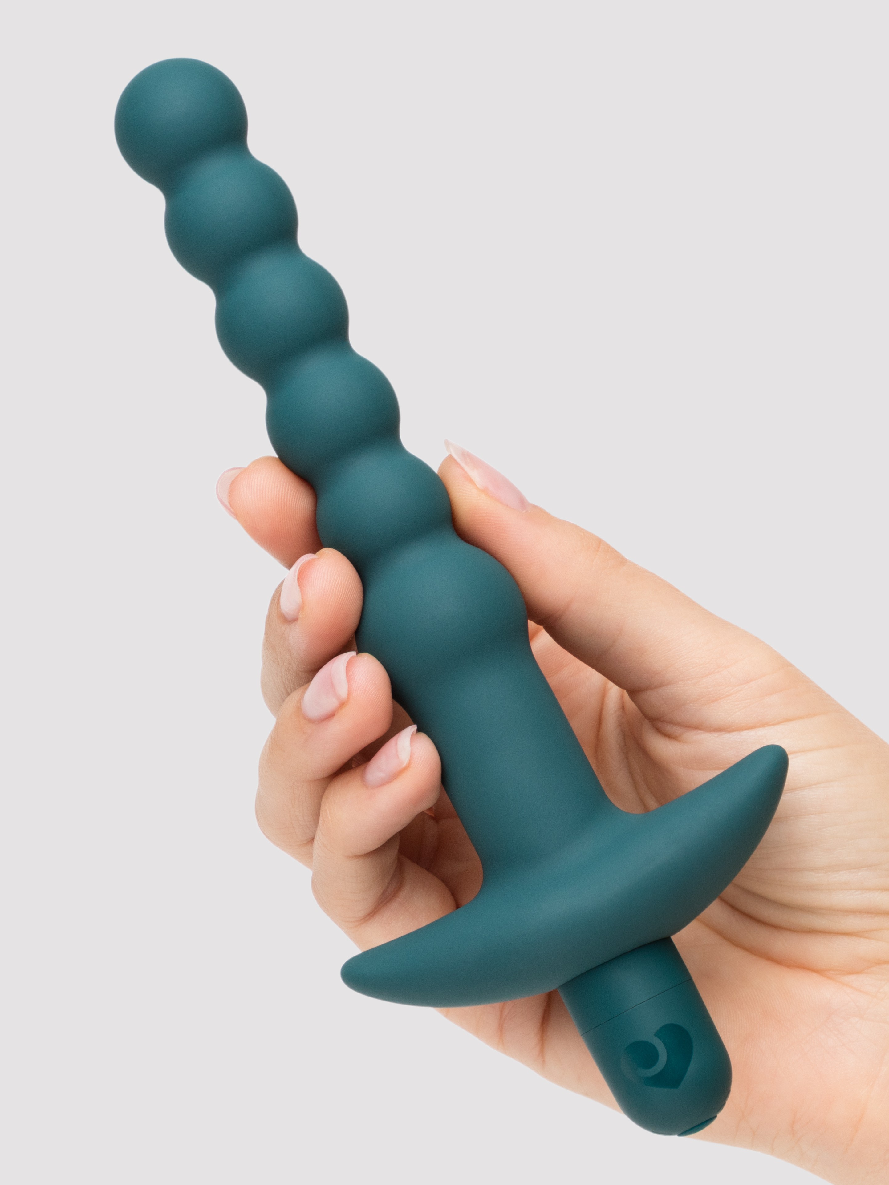 Lovehoney Booty Buzz Rechargeable Vibrating Anal Beads, Green, hi-res