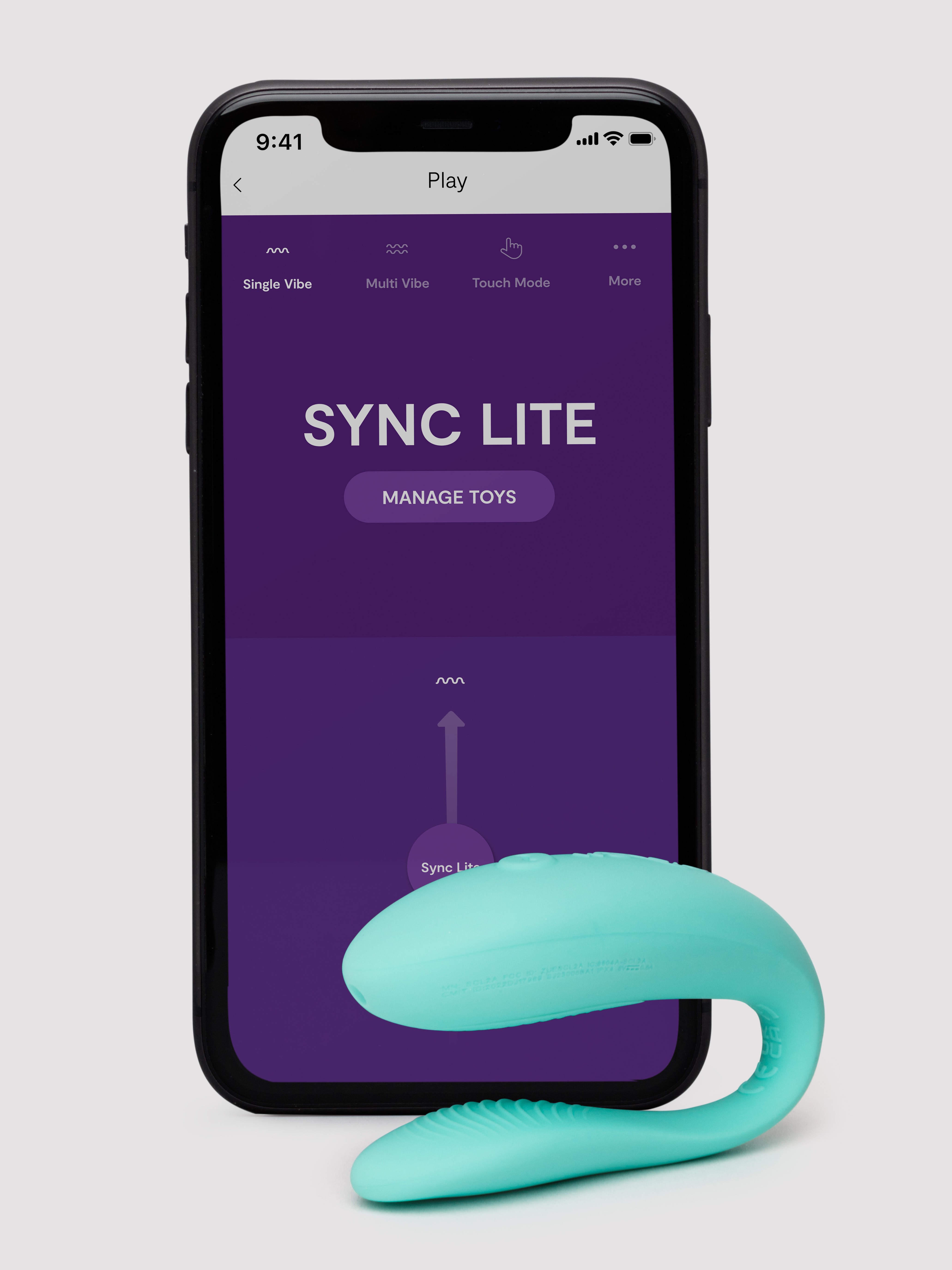Image of We-Vibe Sync Lite App Controlled Rechargeable Couple's Vibrator - Green
