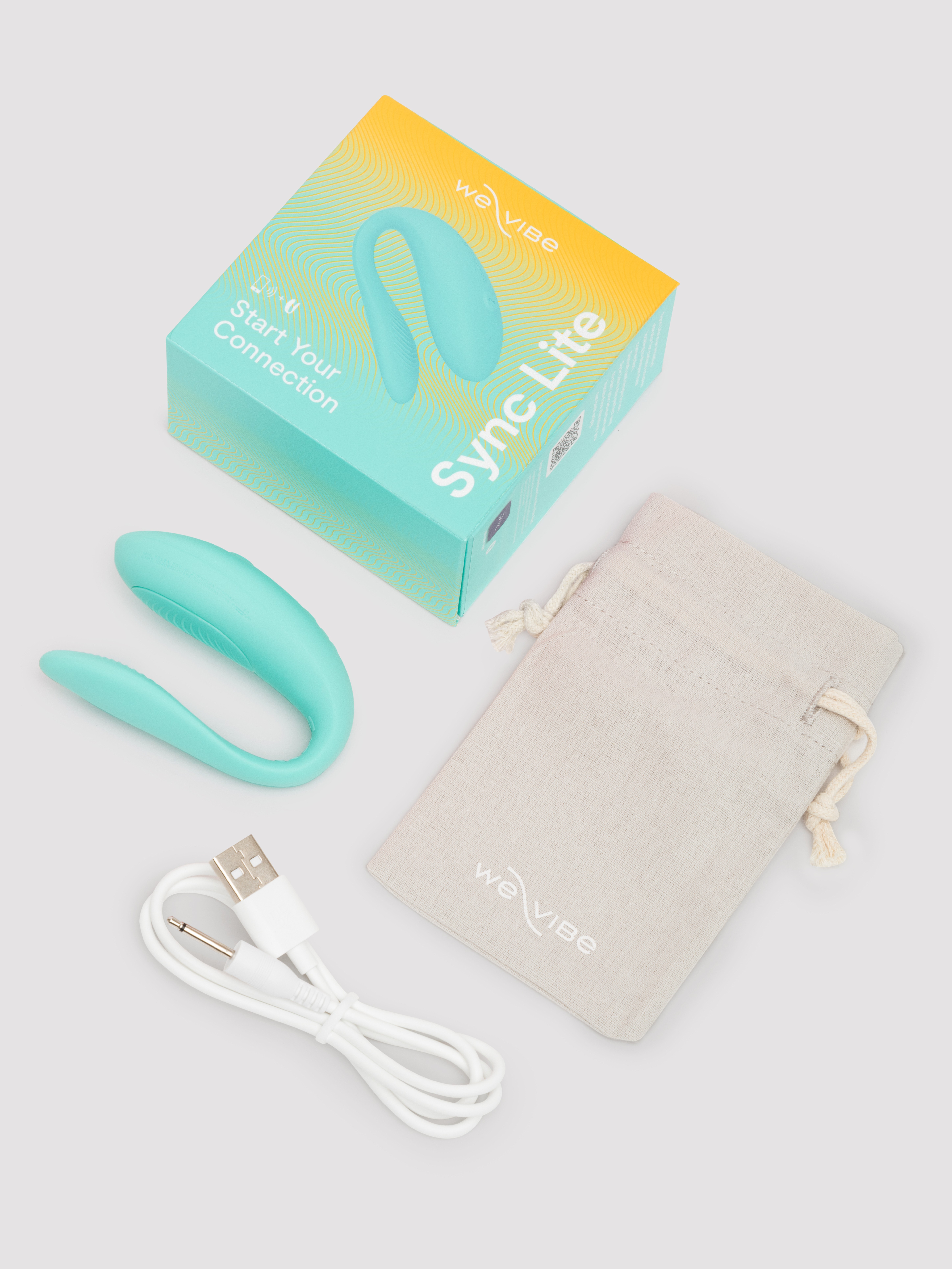 We-Vibe Sync Lite App Controlled Rechargeable Couple's Vibrator, Green, hi-res