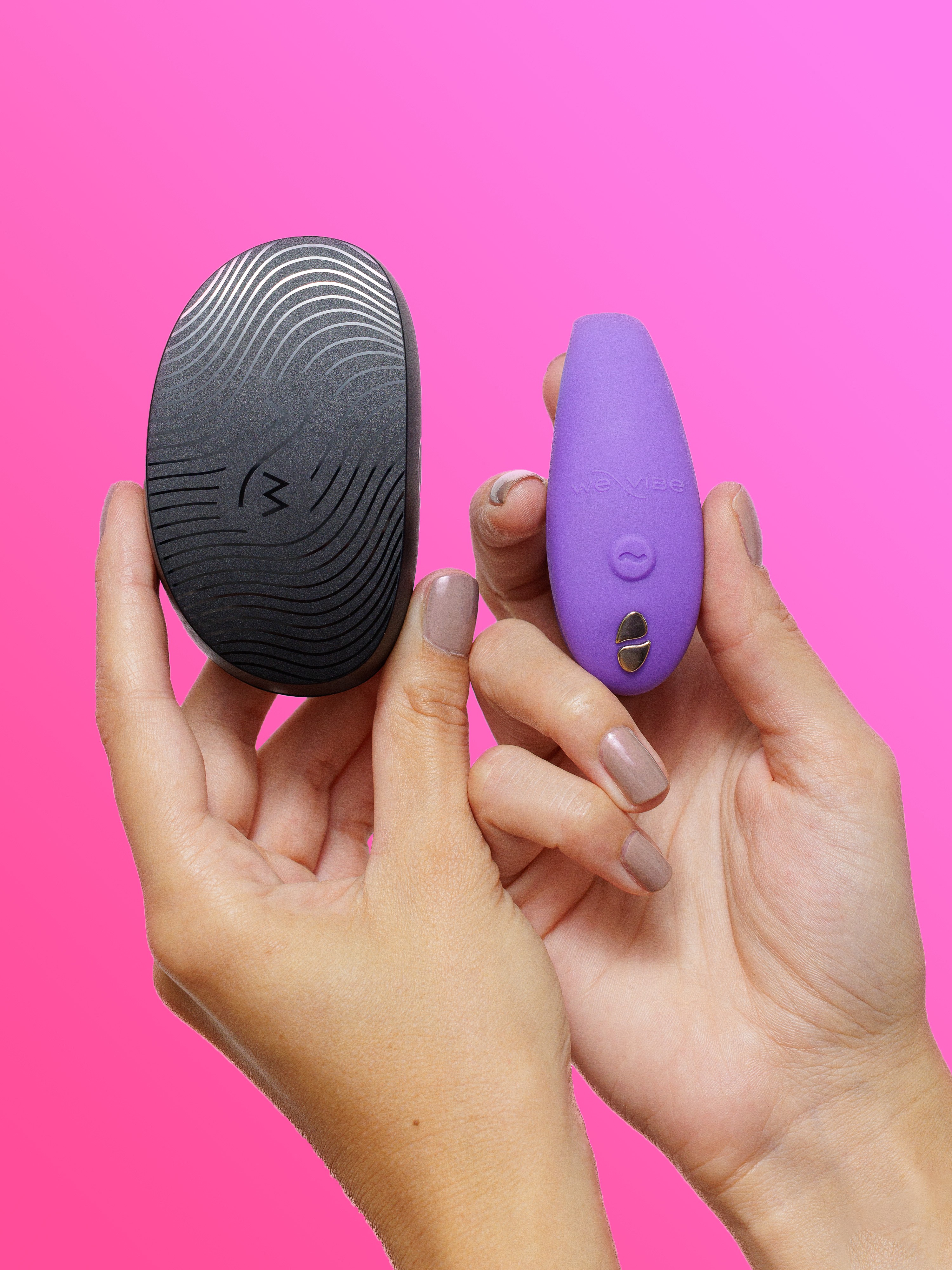 We-Vibe Sync Go App Controlled Rechargeable Clitoral and G-Spot Vibrator, Purple, hi-res