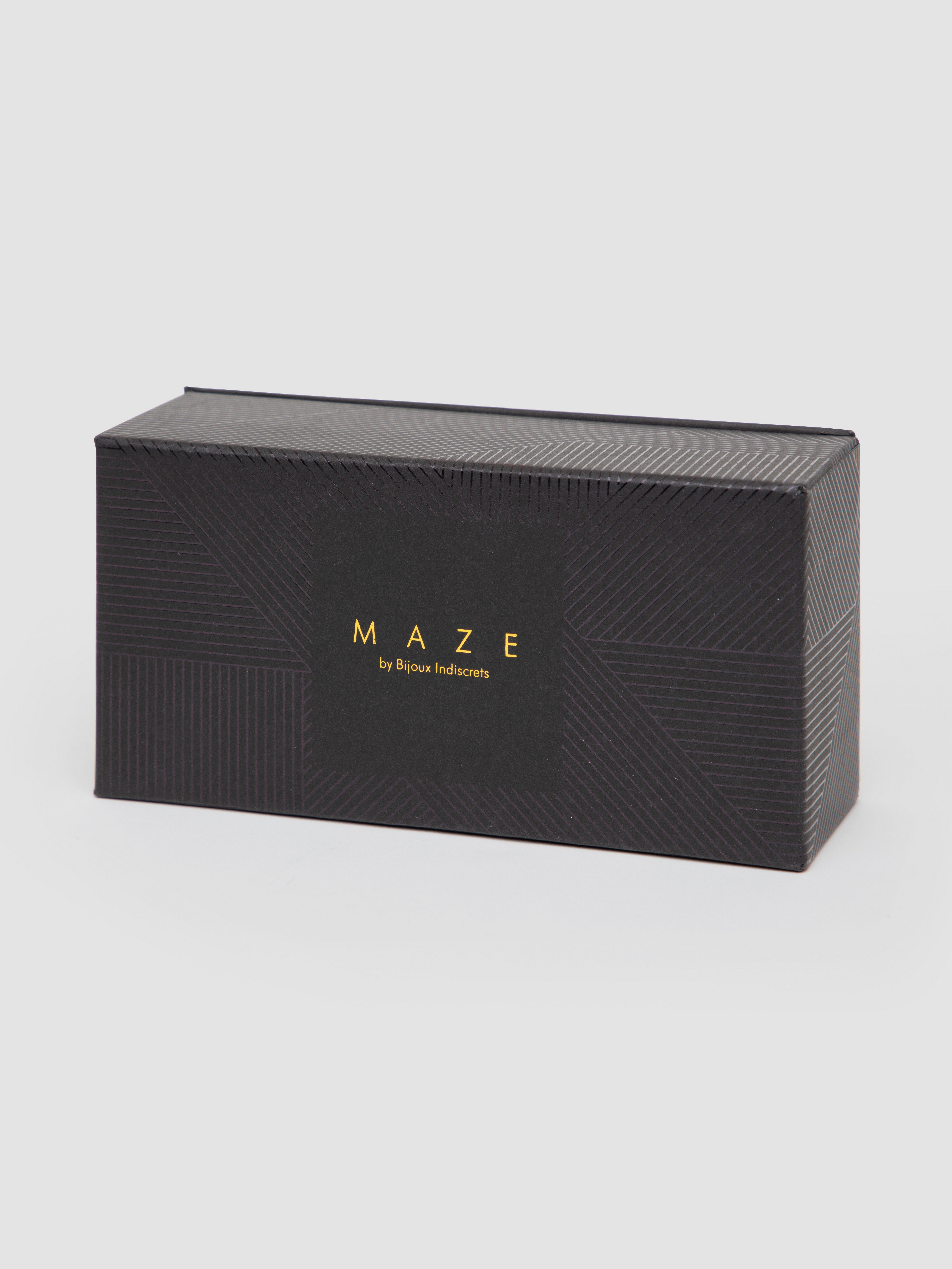 Bijoux Indiscrets Black Faux Leather Choker with Detachable Flogger , Black, hi-res