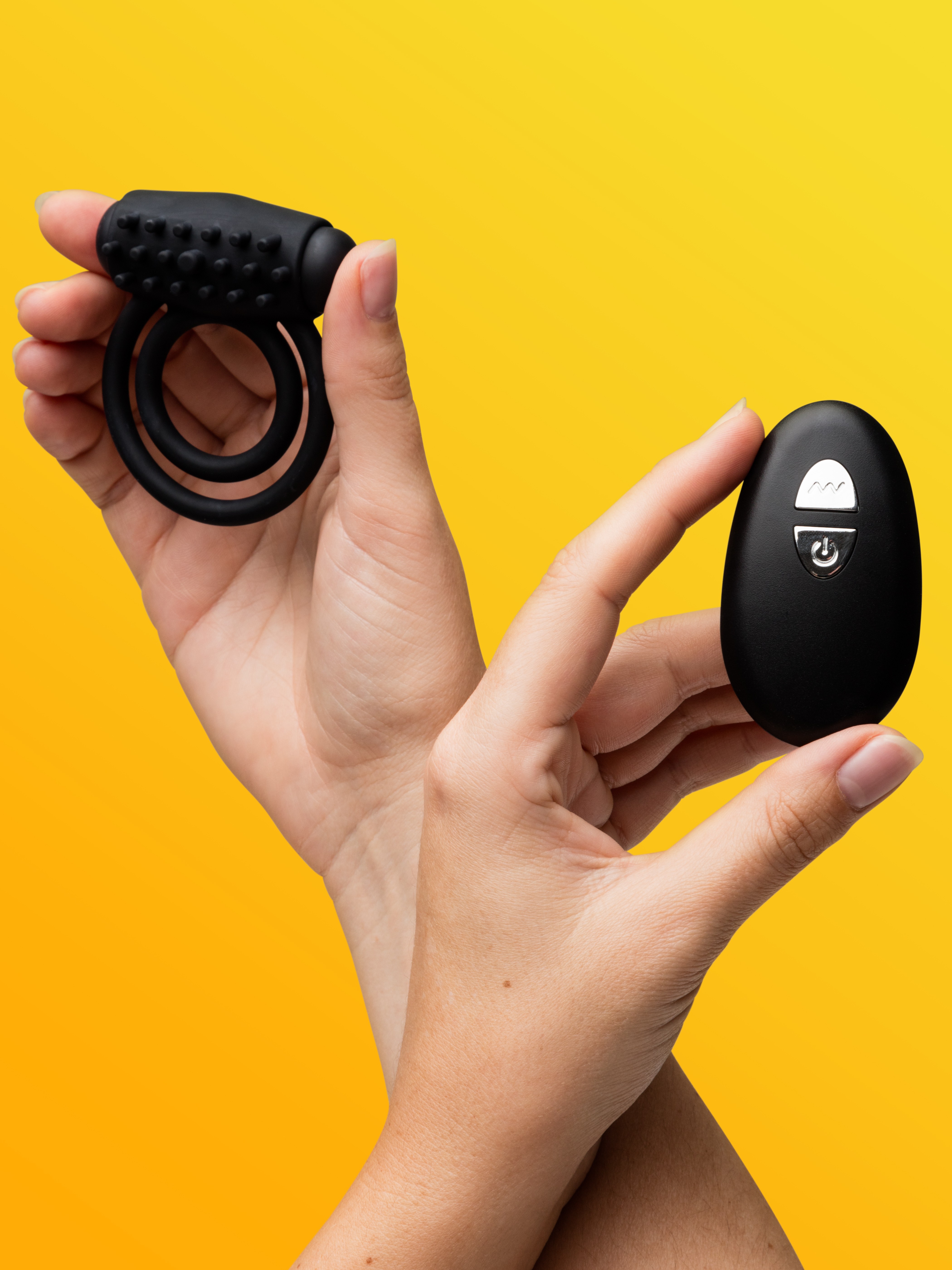 Tracey Cox Supersex Remote Control Rechargeable Love Ring, Black, hi-res