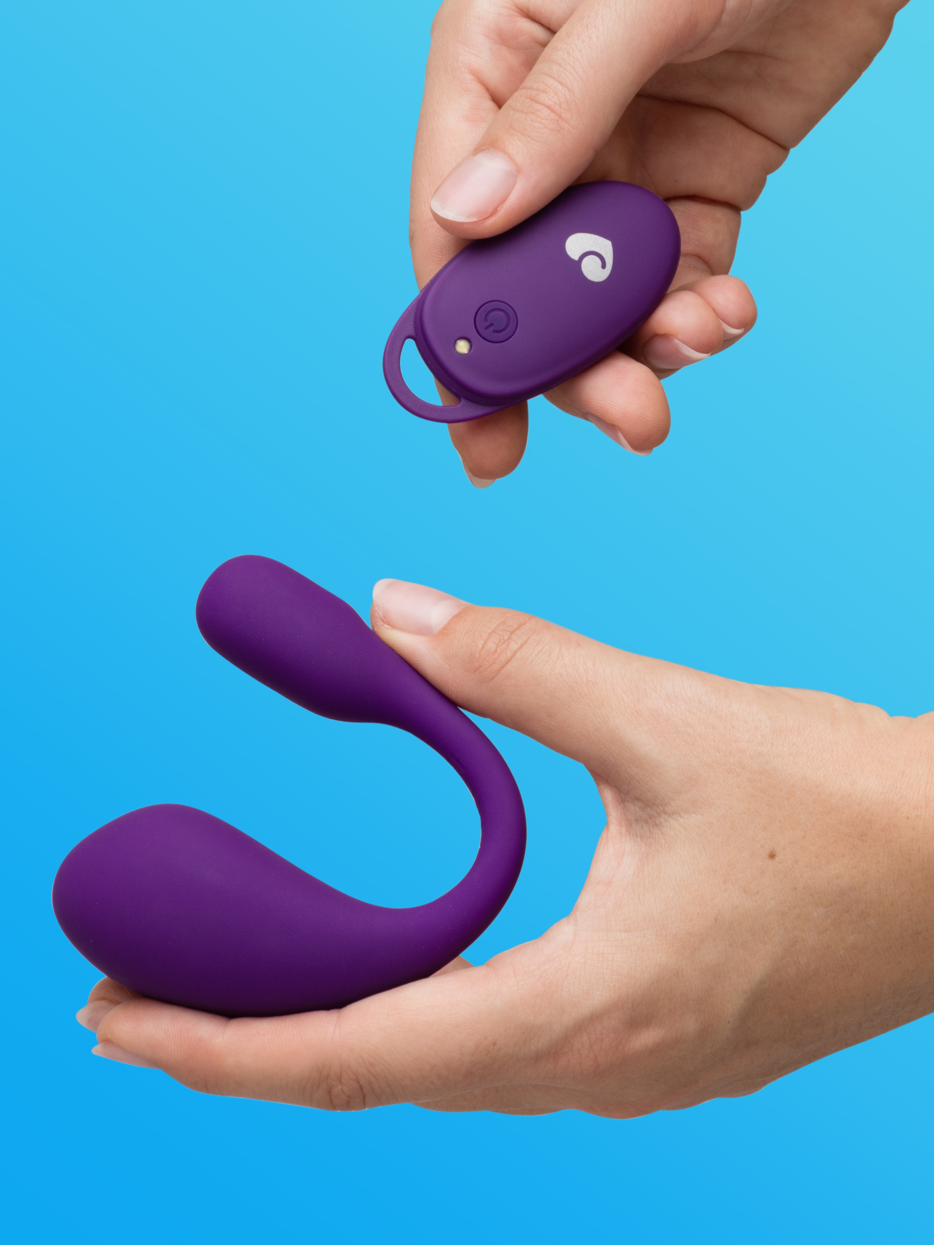 Lovehoney Desire Remote Control Dual Stimulation Love Egg, Purple, hi-res