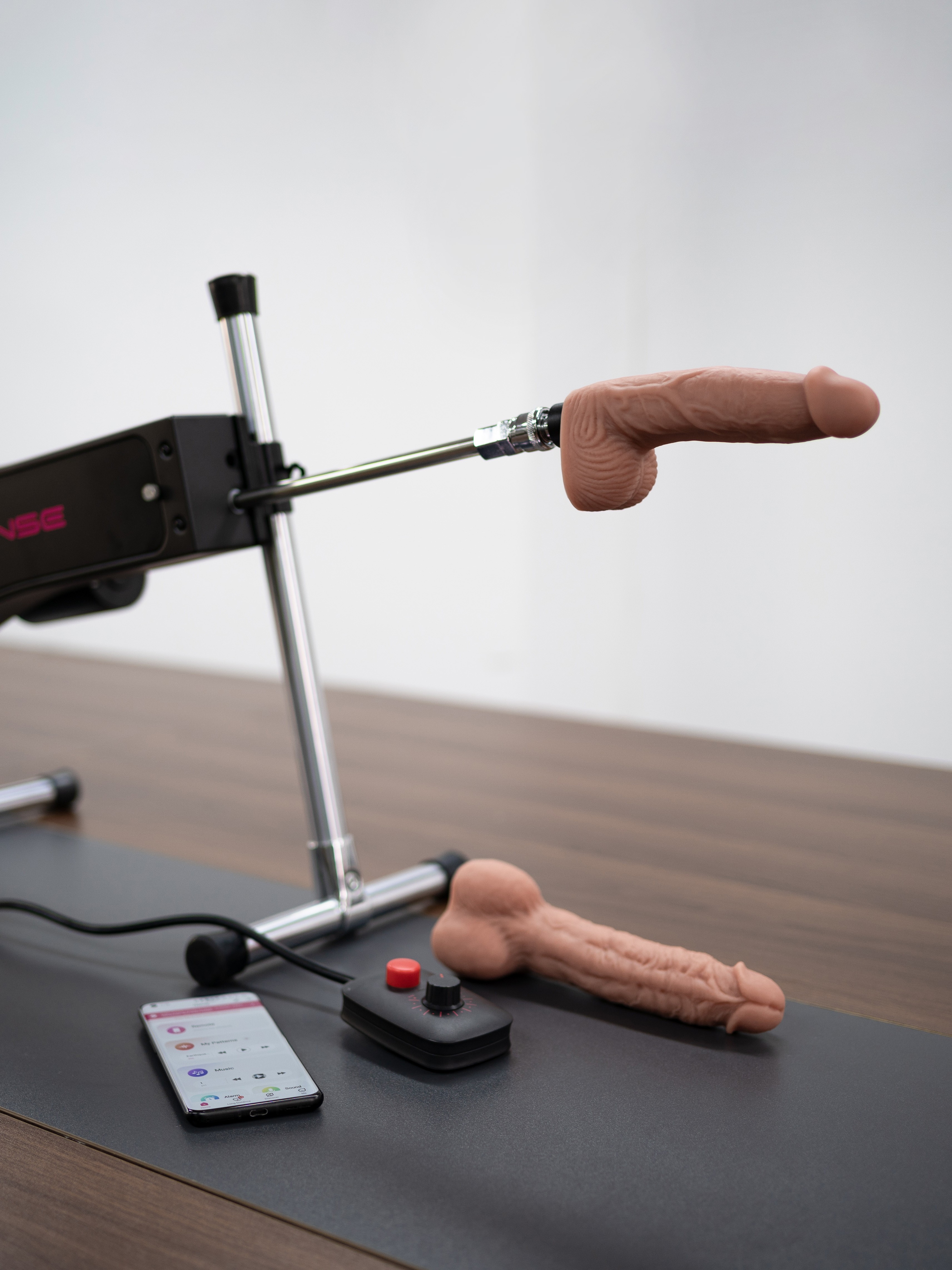 Lovense Adjustable App-Controlled Sex Machine, Black, hi-res