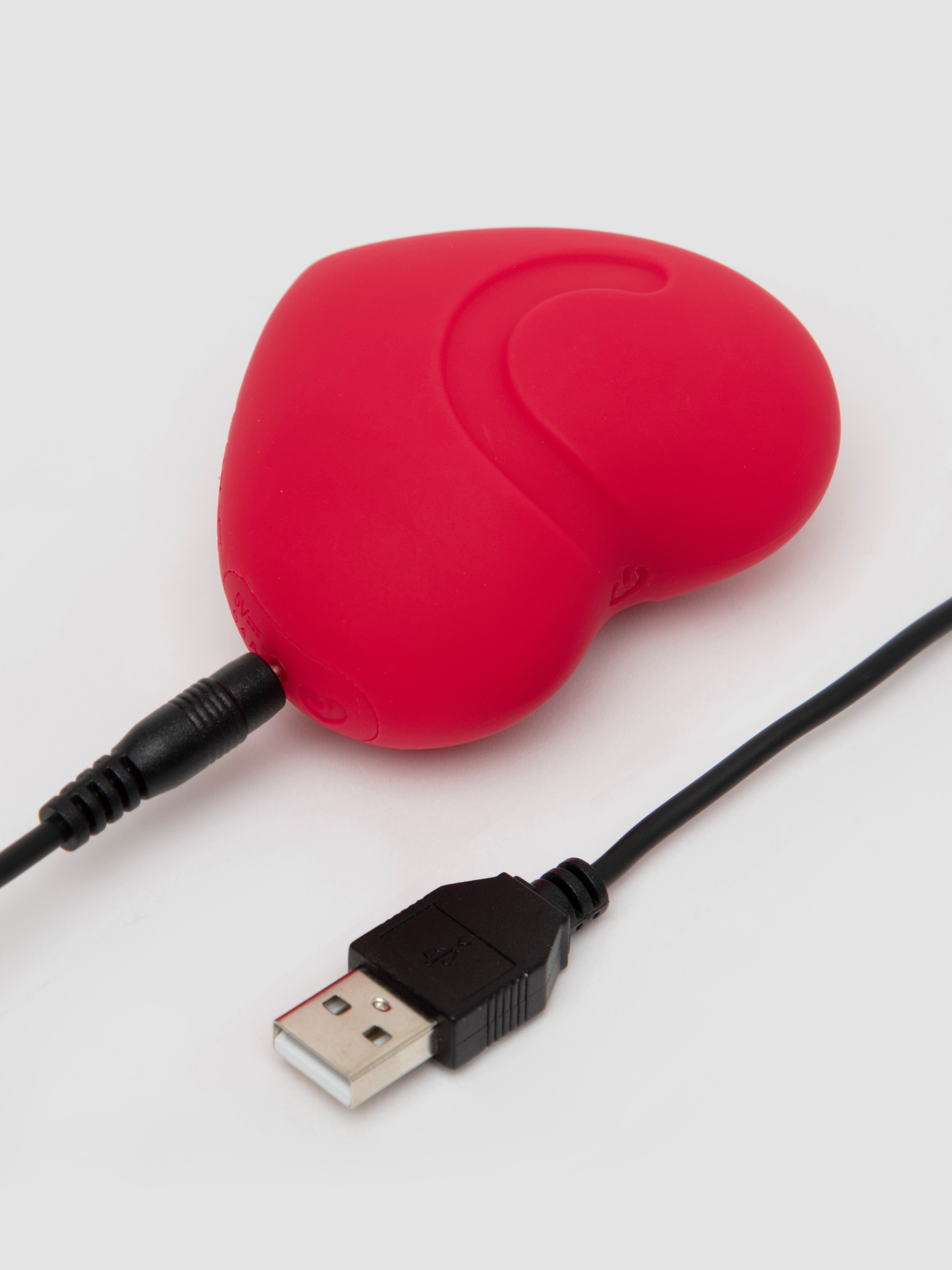 Lovehoney Heart Throb Vibrator, Red, hi-res