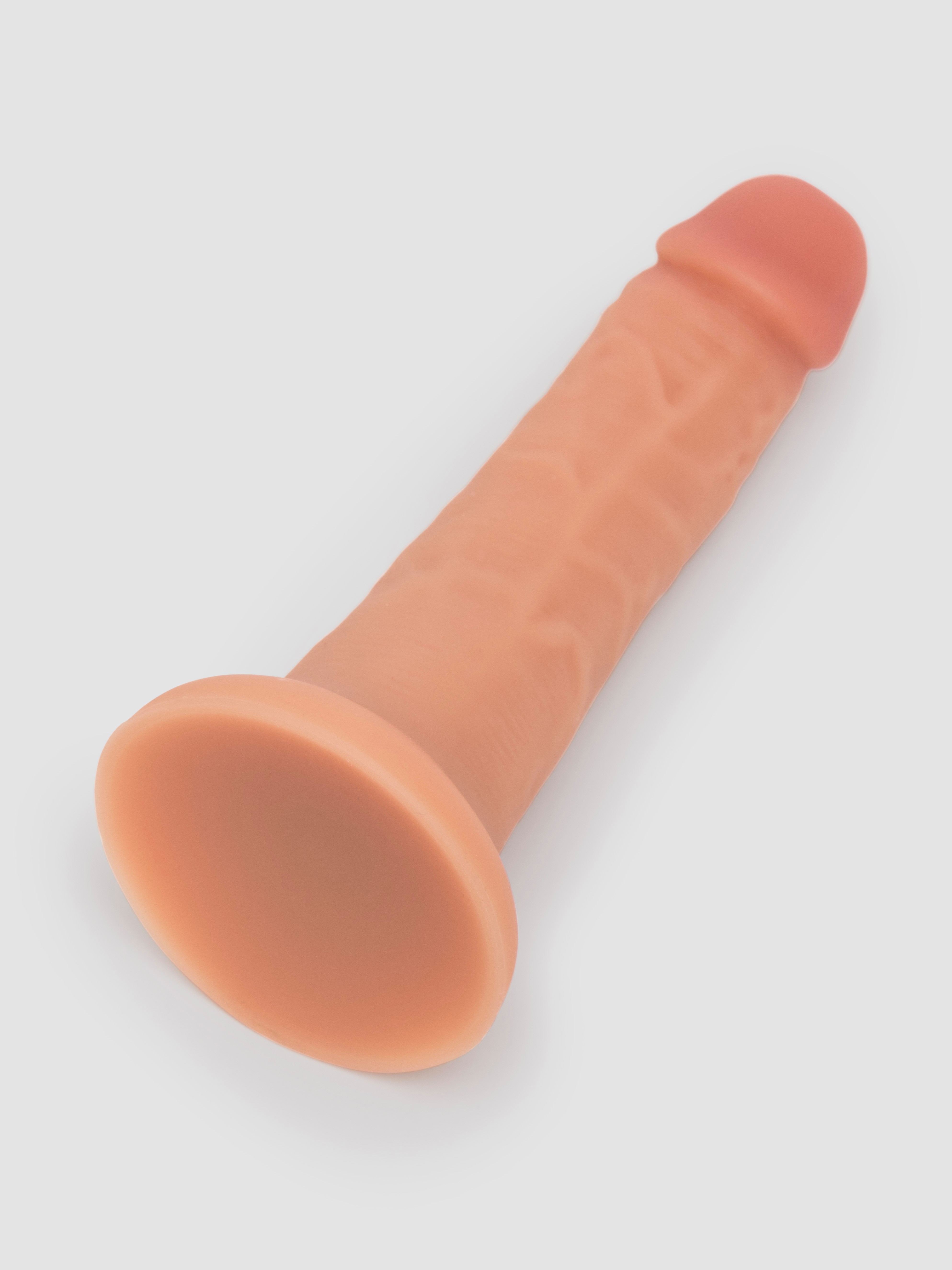 Lovehoney Realistic Silicone Suction Cup Dildo 6 Inch Flesh Tan, Flesh Tan, hi-res