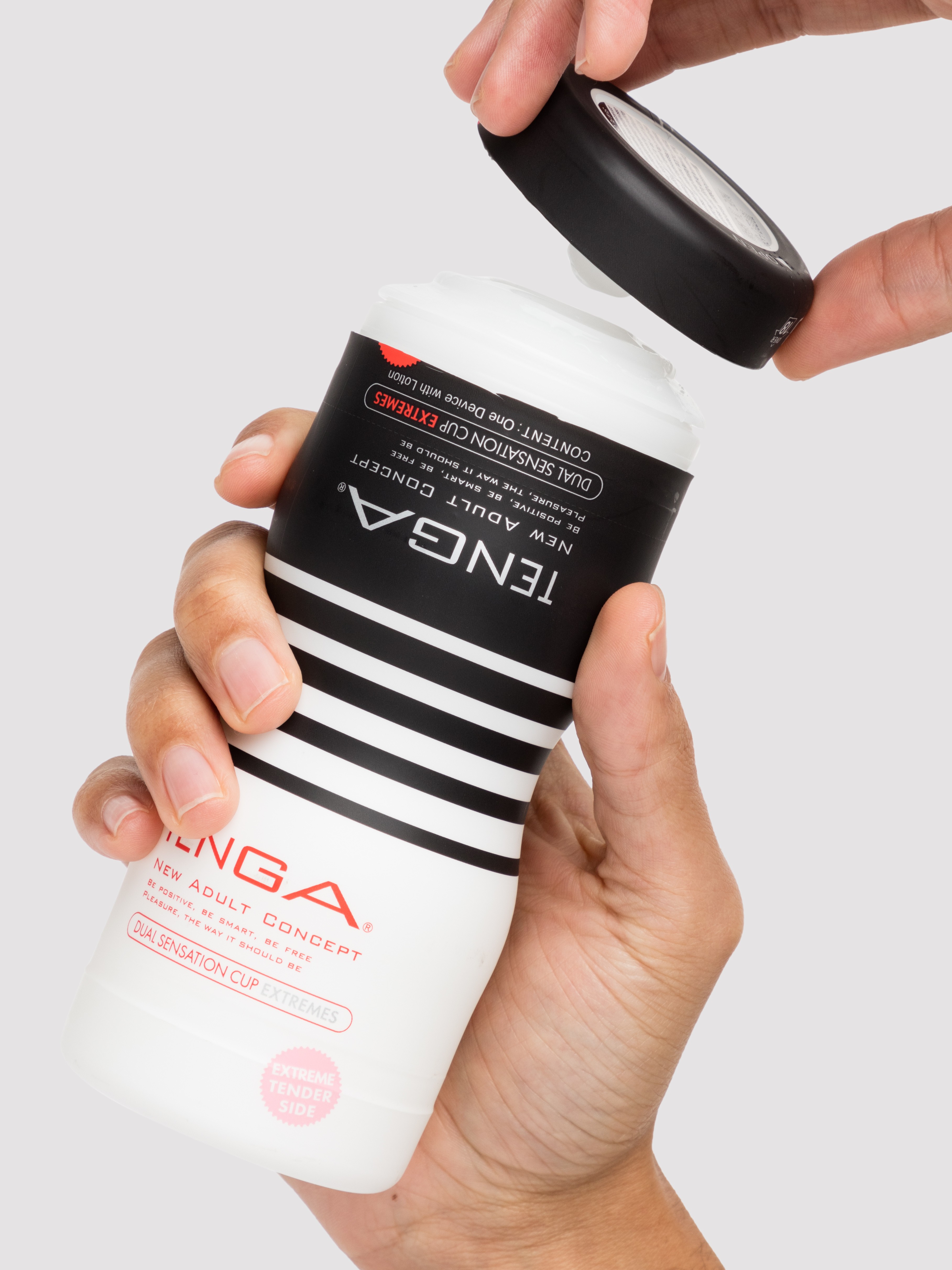 Tenga Extremes Dual Sensations Cup, White, hi-res