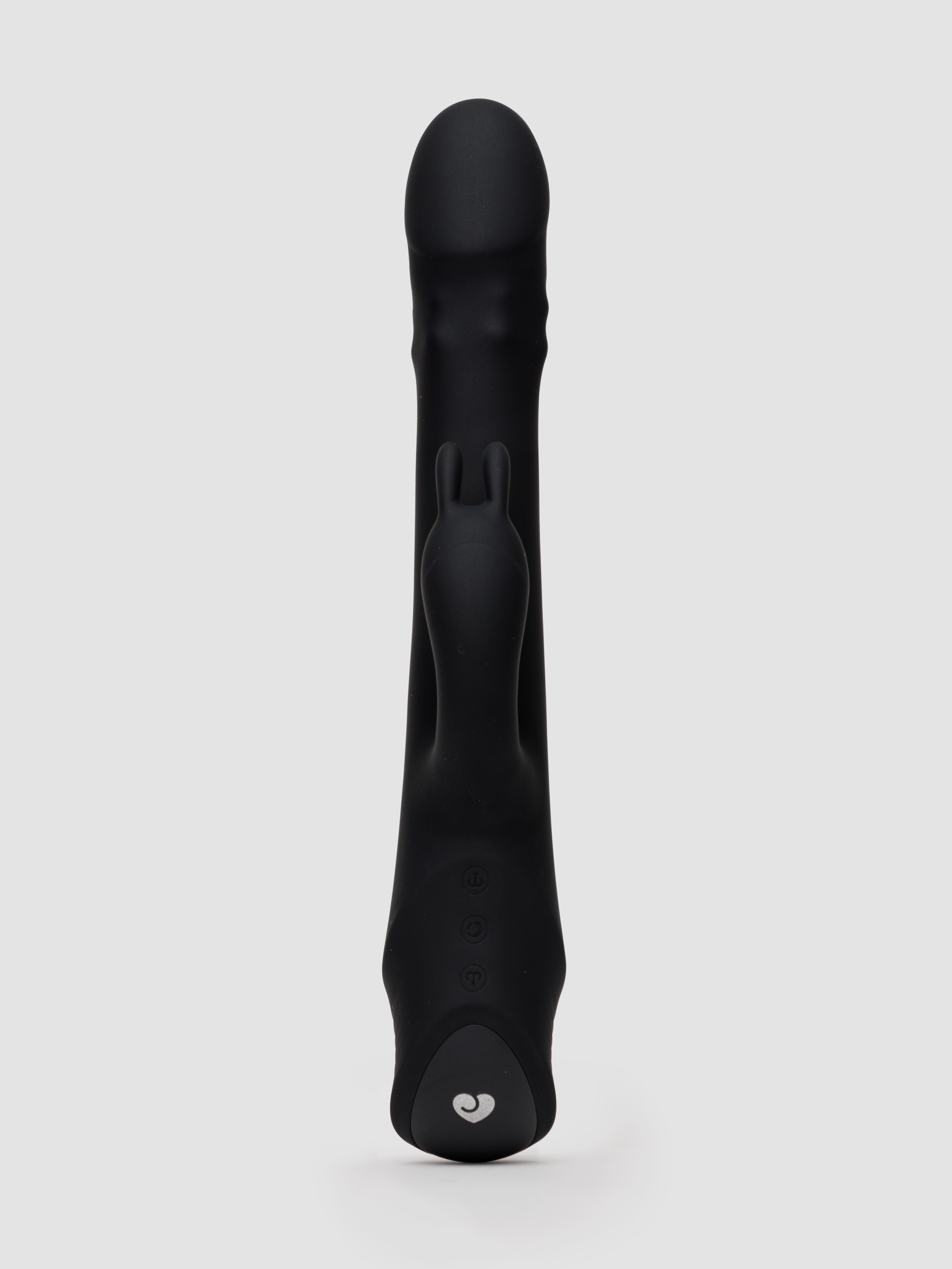 Lovehoney Love Thruster Rechargeable Thrusting Rabbit Vibrator, Black, hi-res